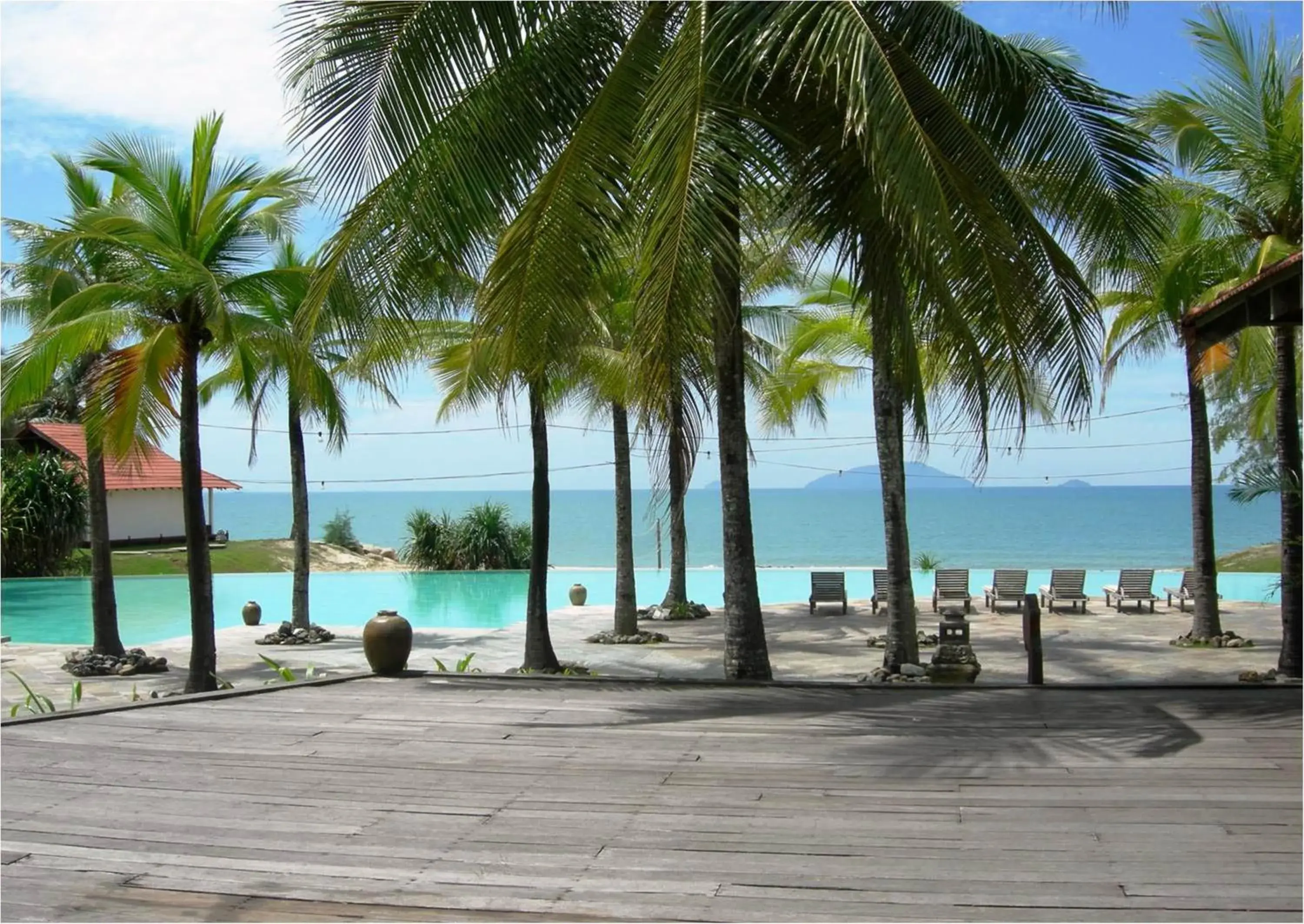 Swimming pool, Beach in Sutra Beach Resort, Terengganu