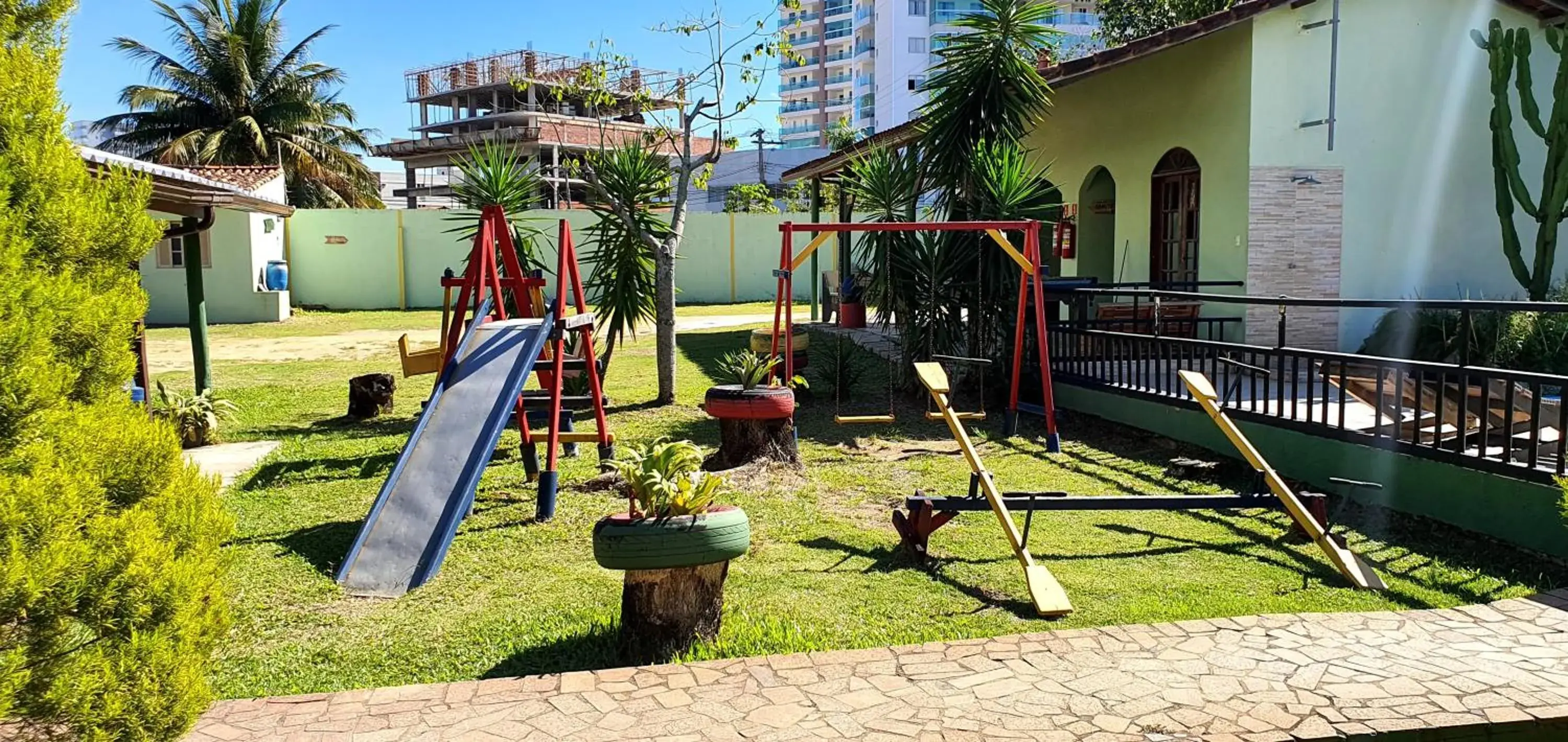 Children play ground, Children's Play Area in Duas Praias Hotel Pousada