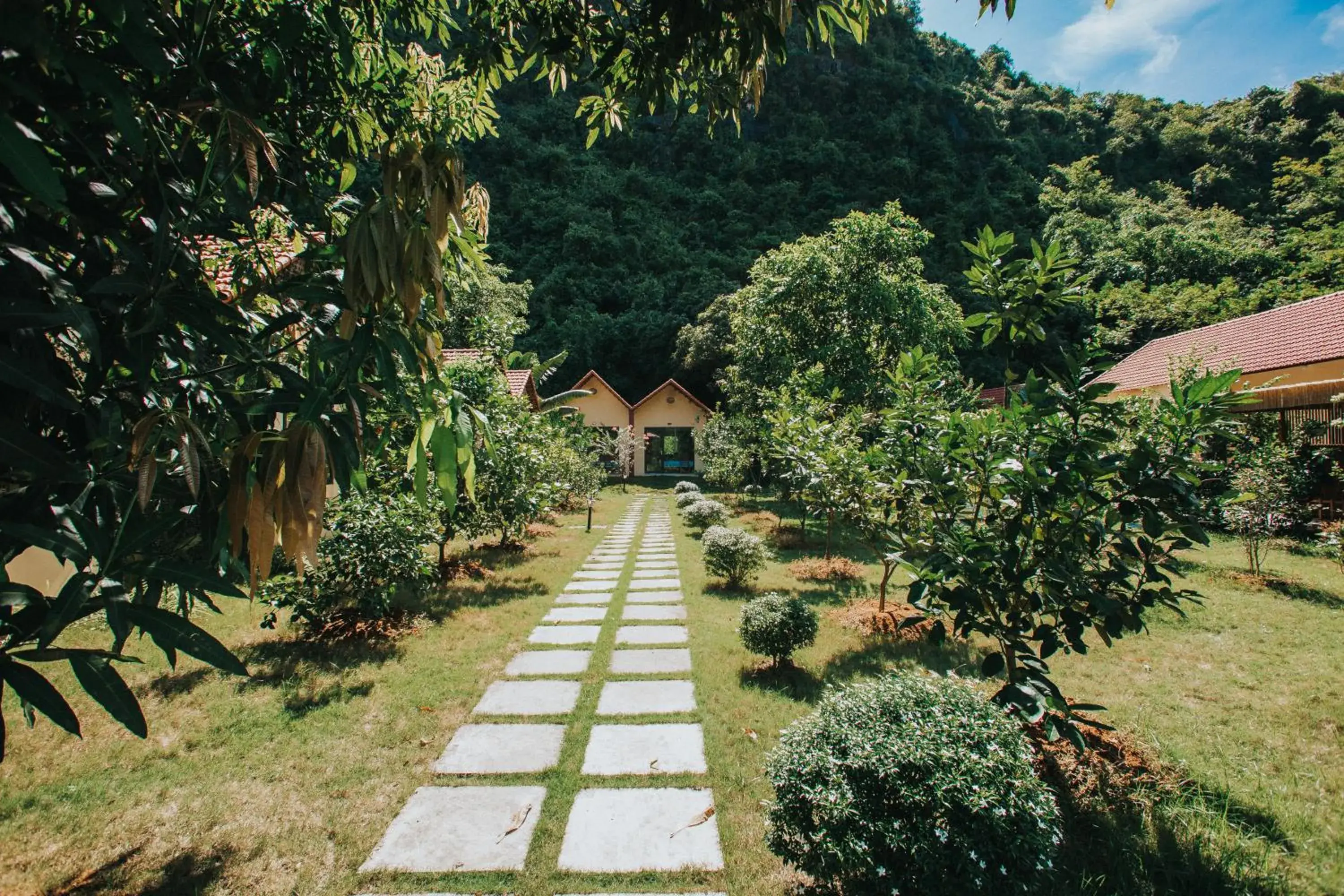 Garden in Trang An Retreat