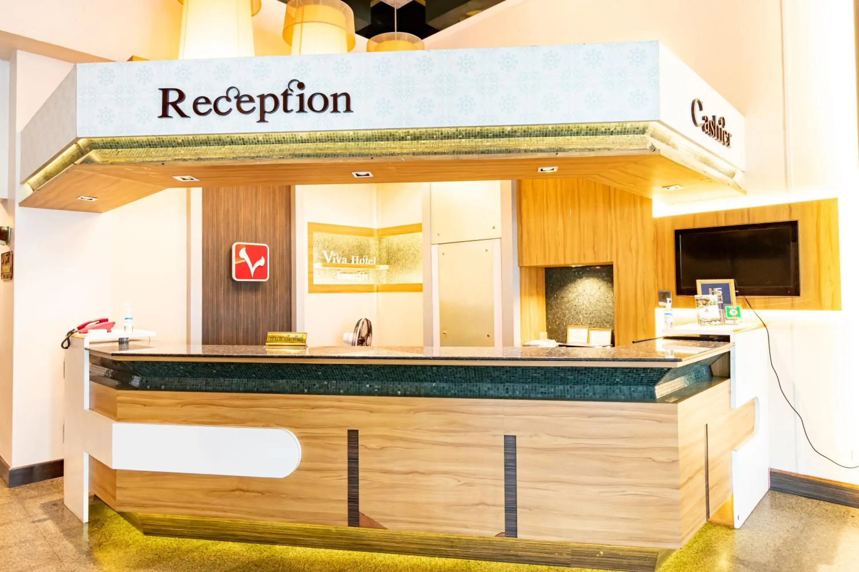 Lobby or reception in Viva Hotel Songkhla