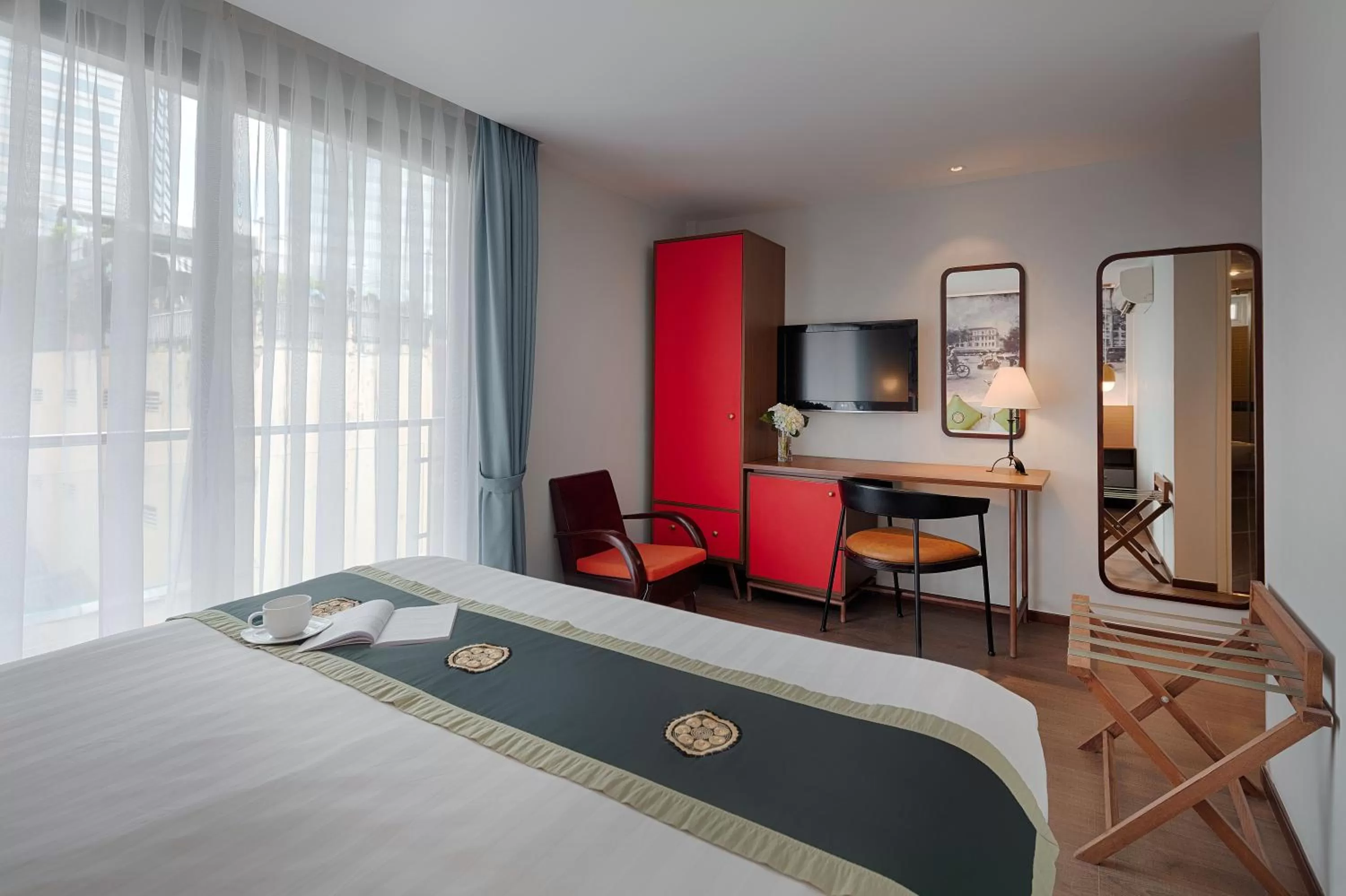 Photo of the whole room, Bed in Little Saigon Boutique Hotel