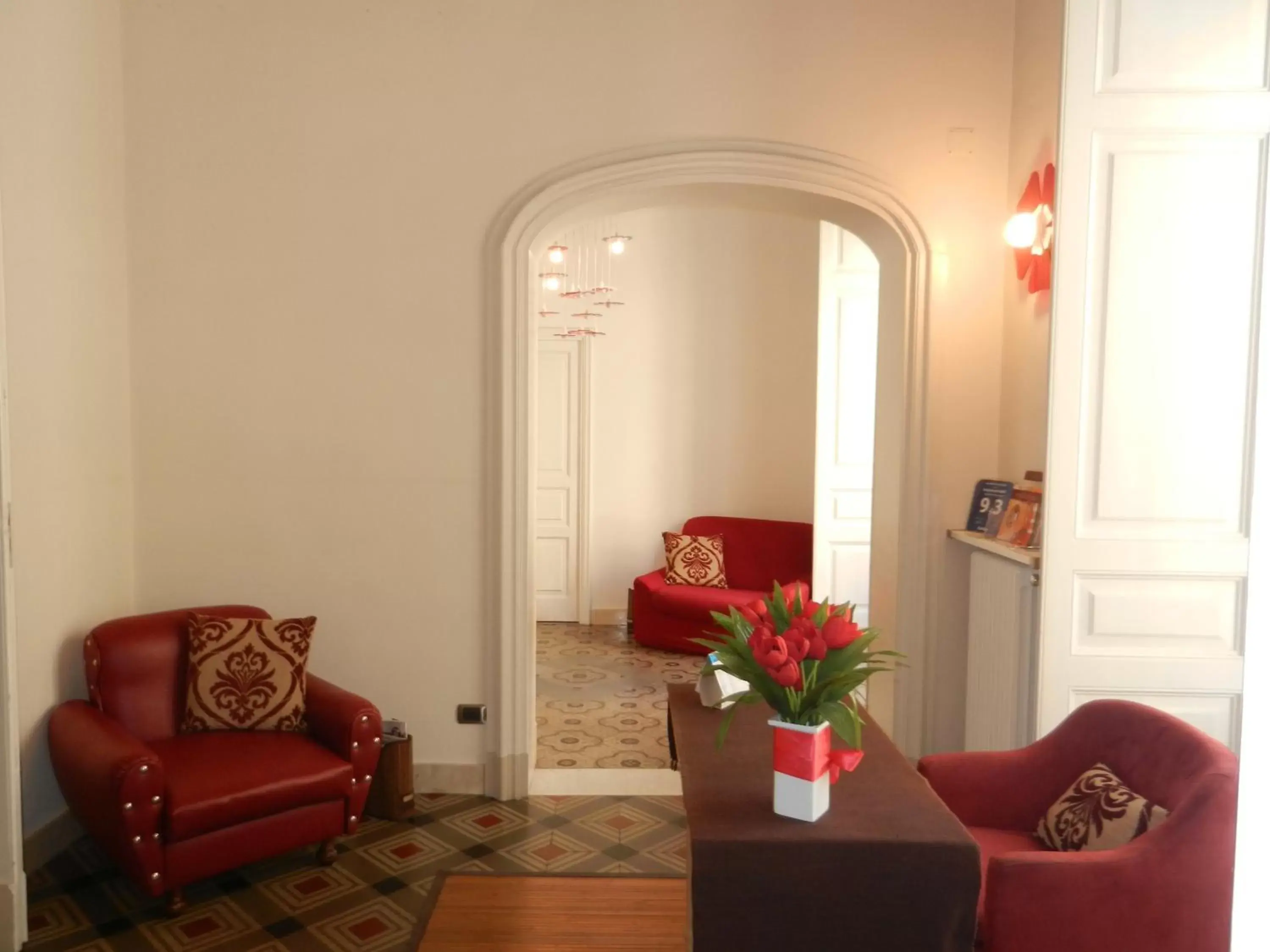 Lobby or reception, Seating Area in RossoCorallo B&B
