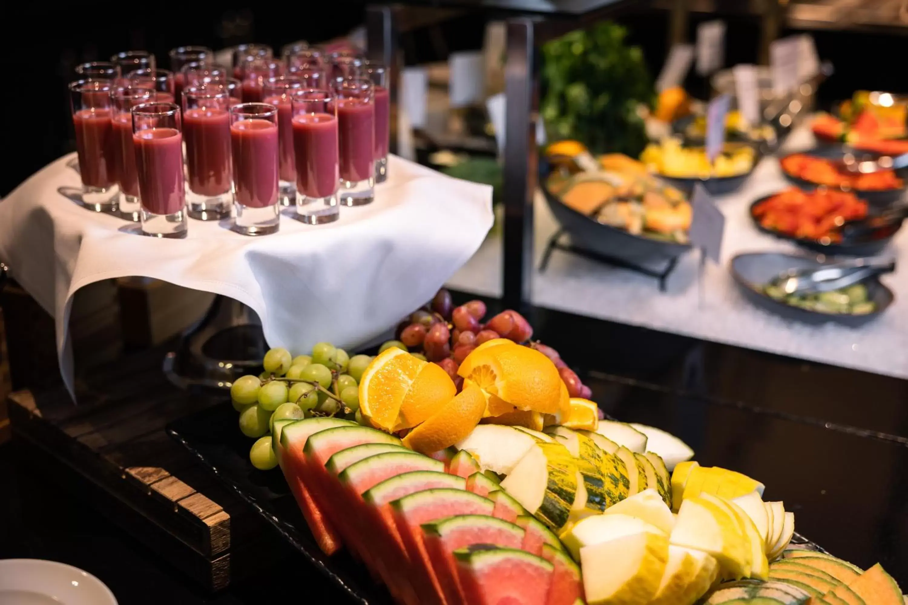 Buffet breakfast, Food in Quality Airport Hotel Værnes