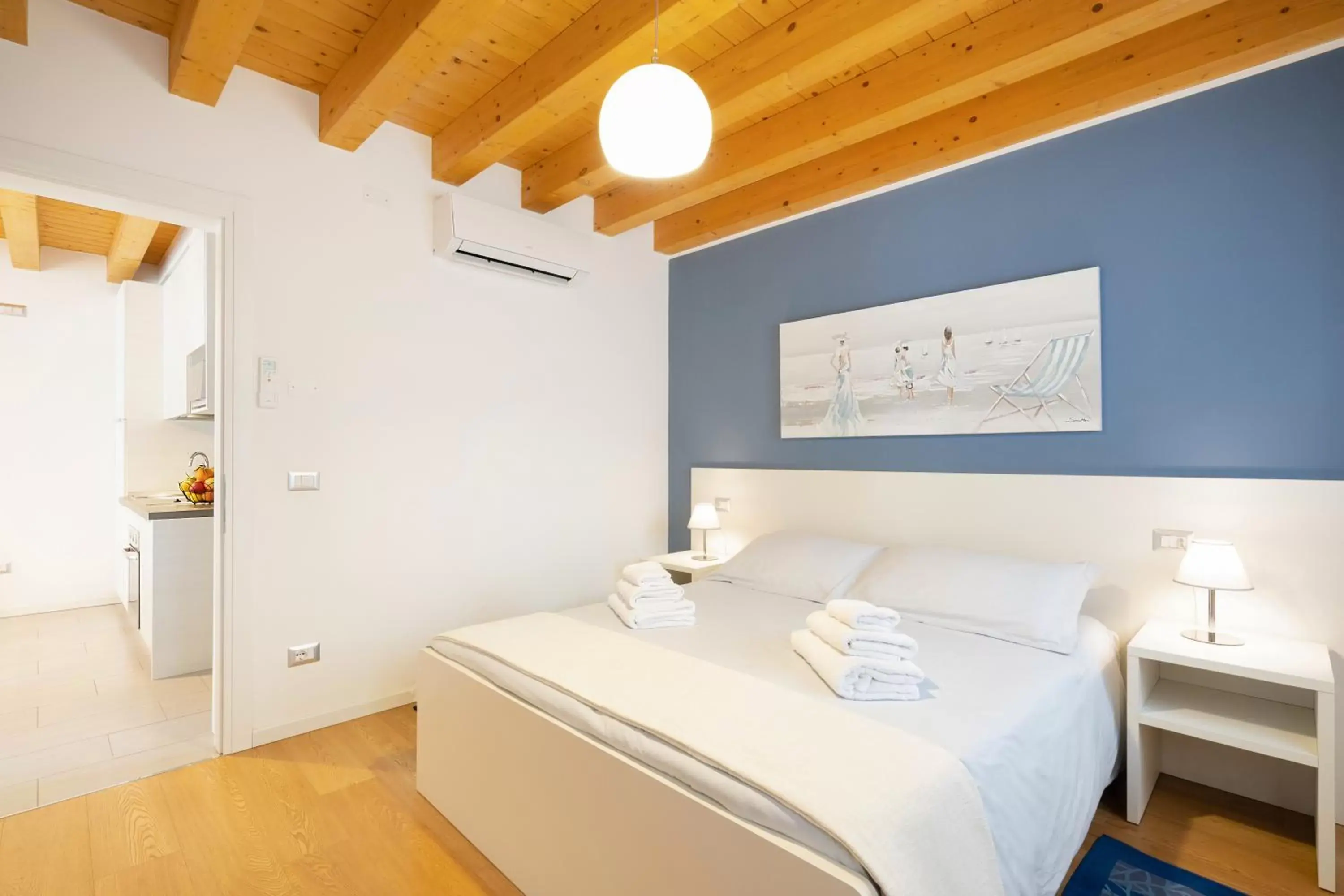 Bed in Ca' Degli Antichi Giardini Apartments