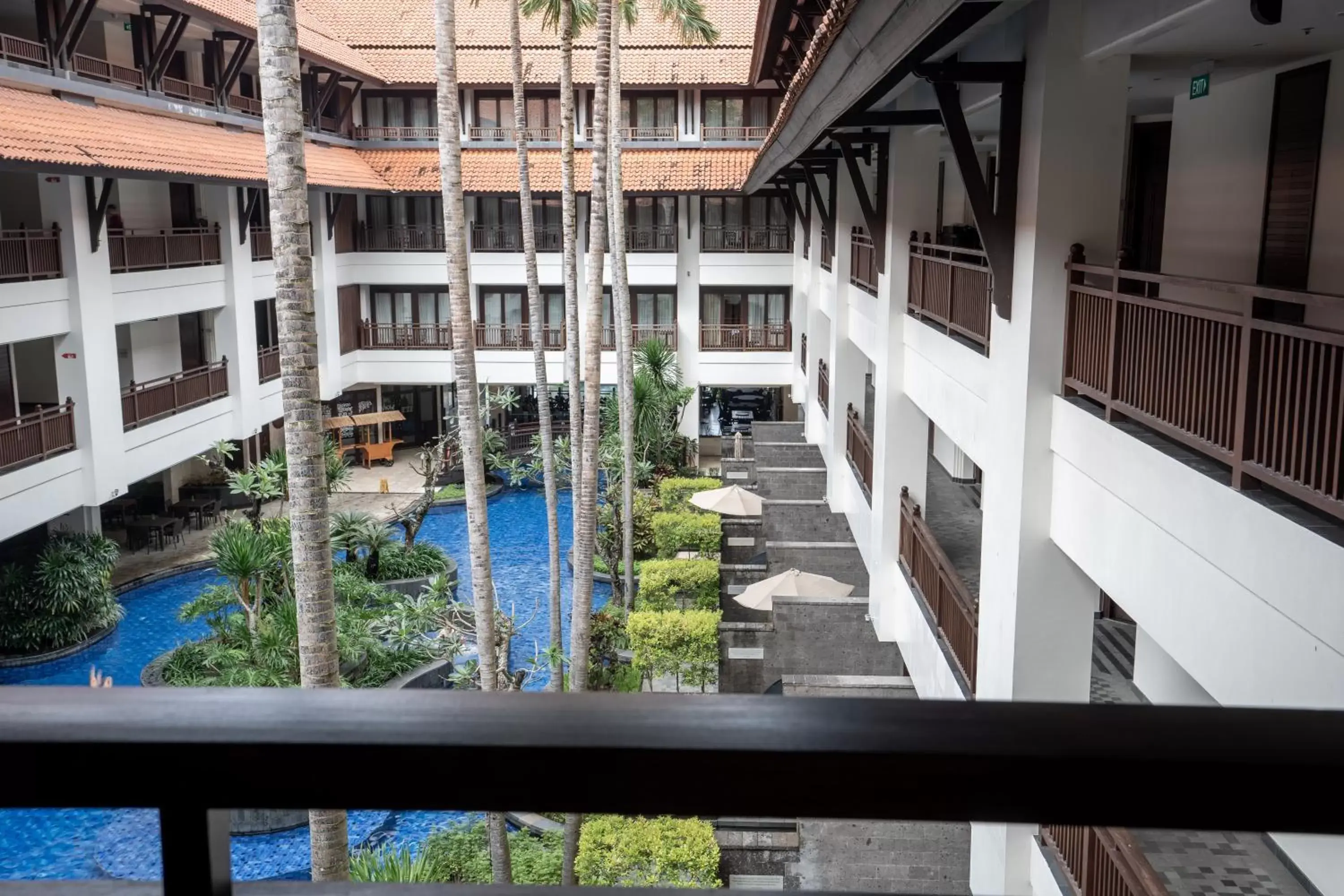 Balcony/Terrace, Pool View in Holiday Inn Resort Bali Nusa Dua, an IHG Hotel - CHSE Certified