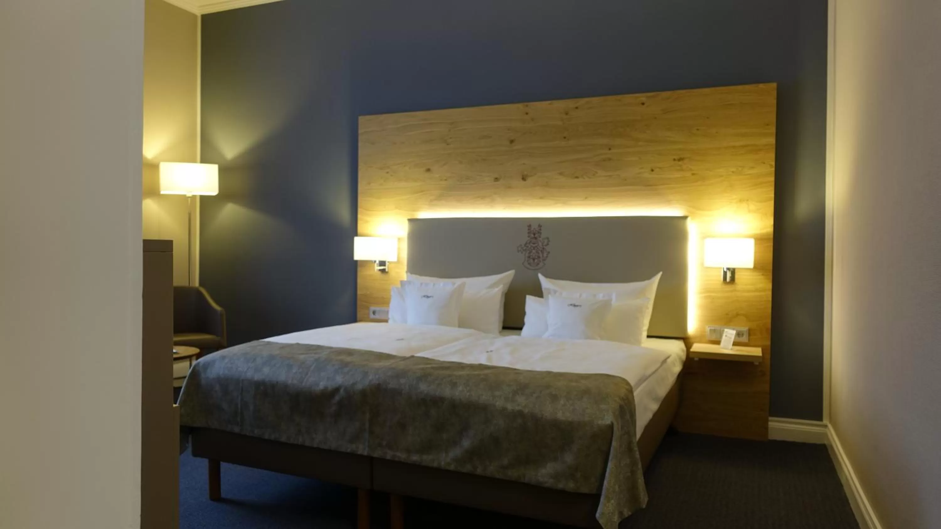 Bed in Höger's Hotel & Restaurant