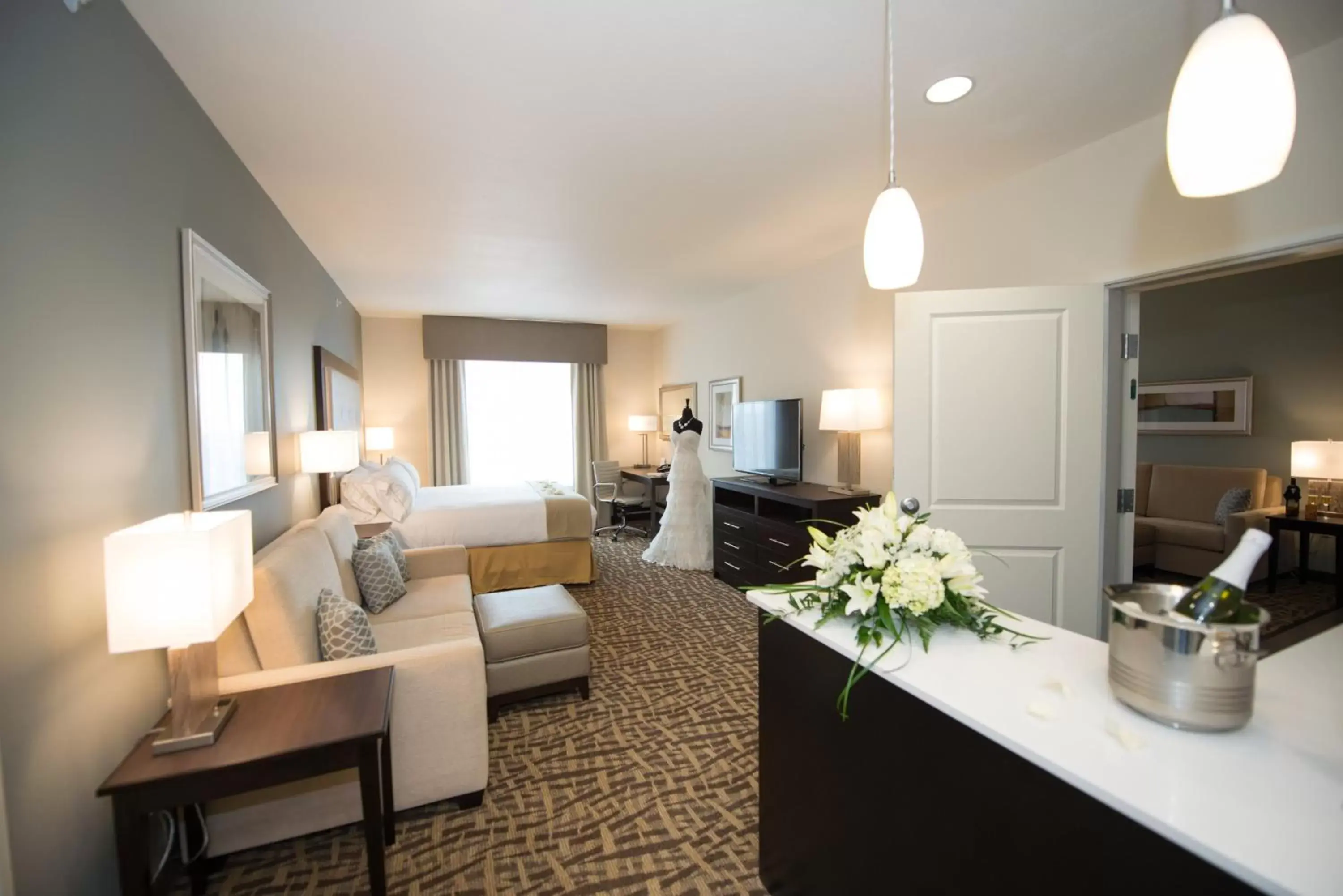 Photo of the whole room, Seating Area in Holiday Inn Express & Suites Denver South - Castle Rock, an IHG Hotel