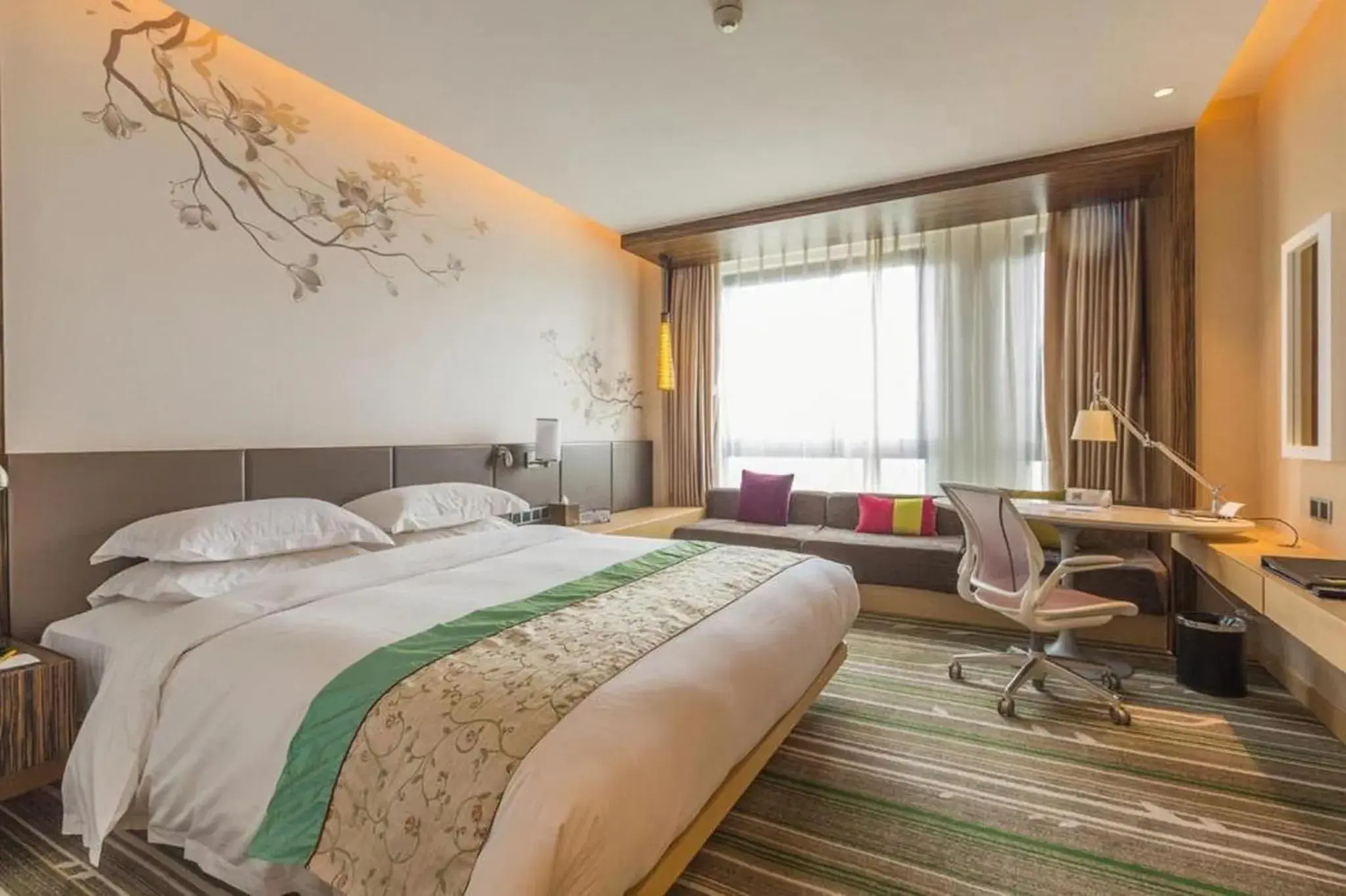 Photo of the whole room, Bed in Hilton Garden Inn Xi'an High-Tech Zone