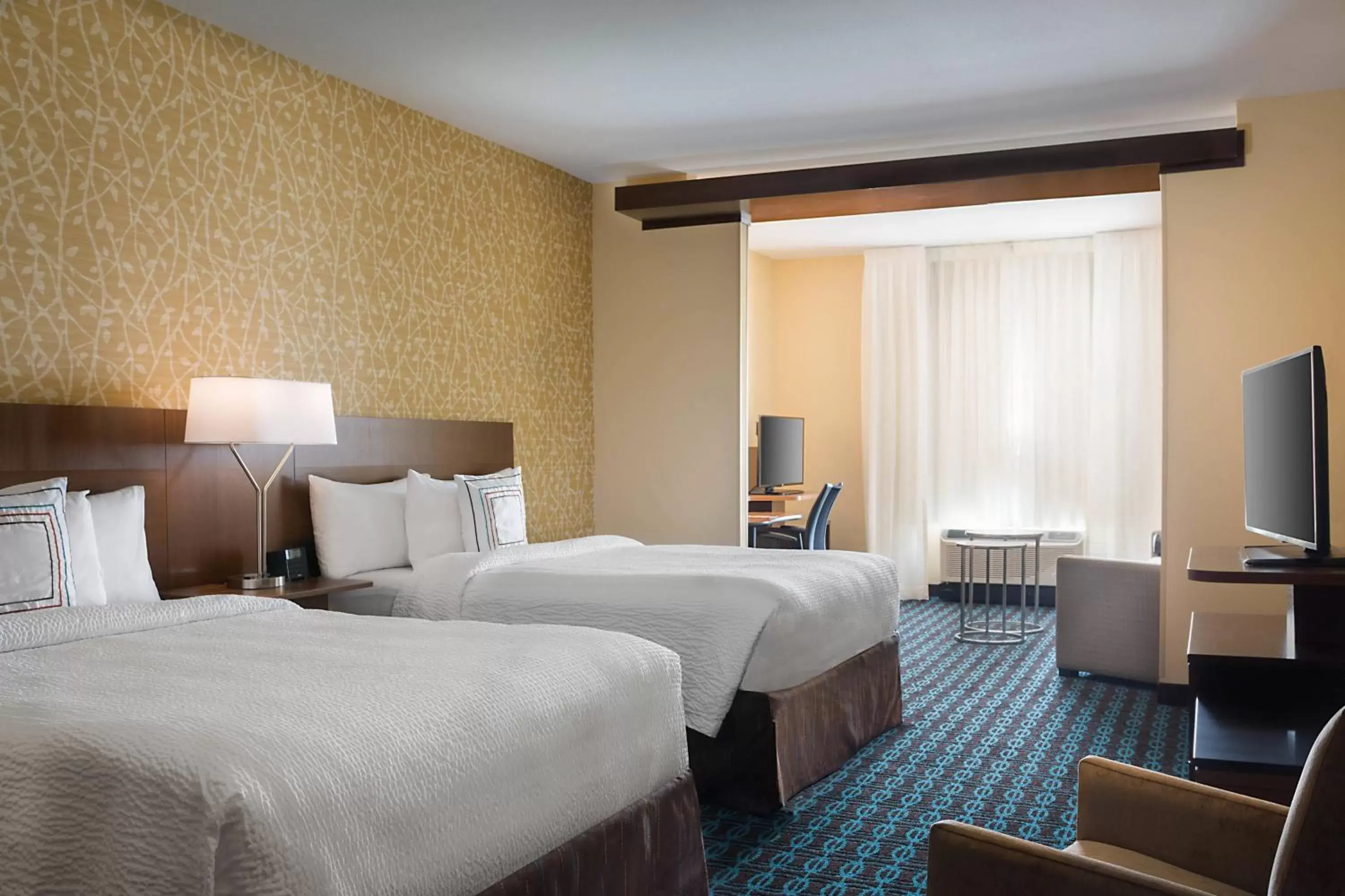 Bedroom, Bed in Fairfield Inn & Suites by Marriott Dallas West/I-30