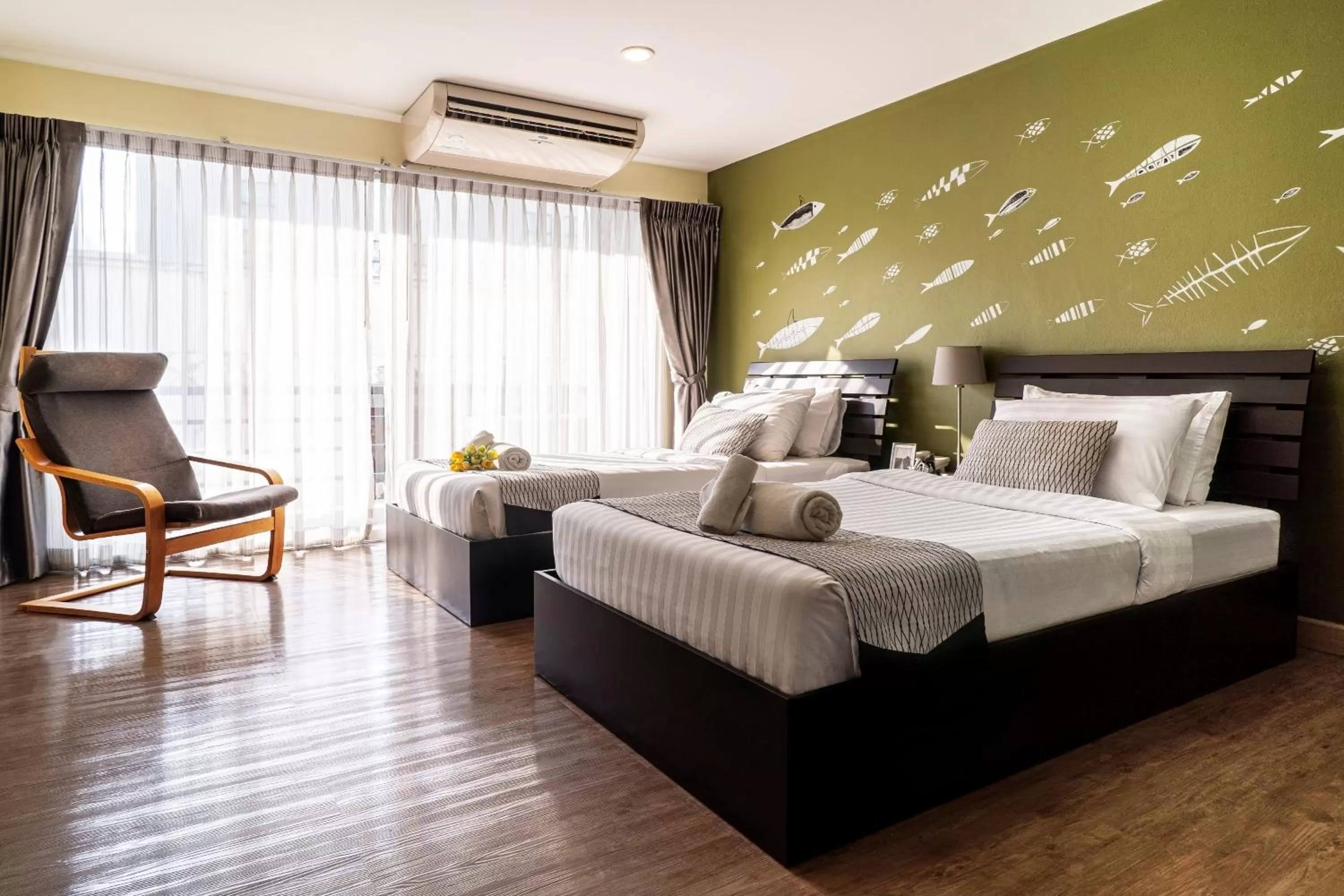 Photo of the whole room, Bed in Ploen Place Residence