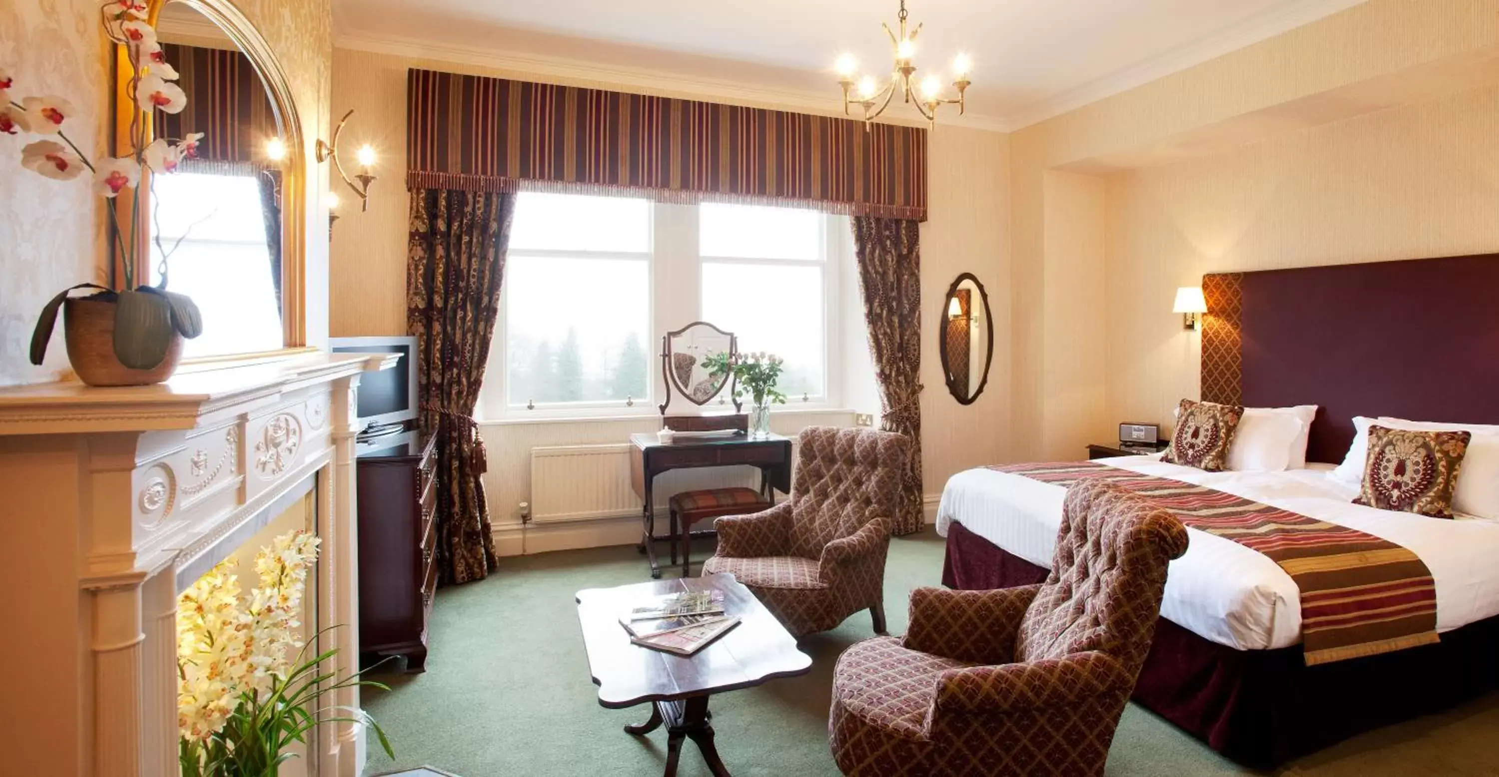 Bedroom in Lindeth Fell Country House