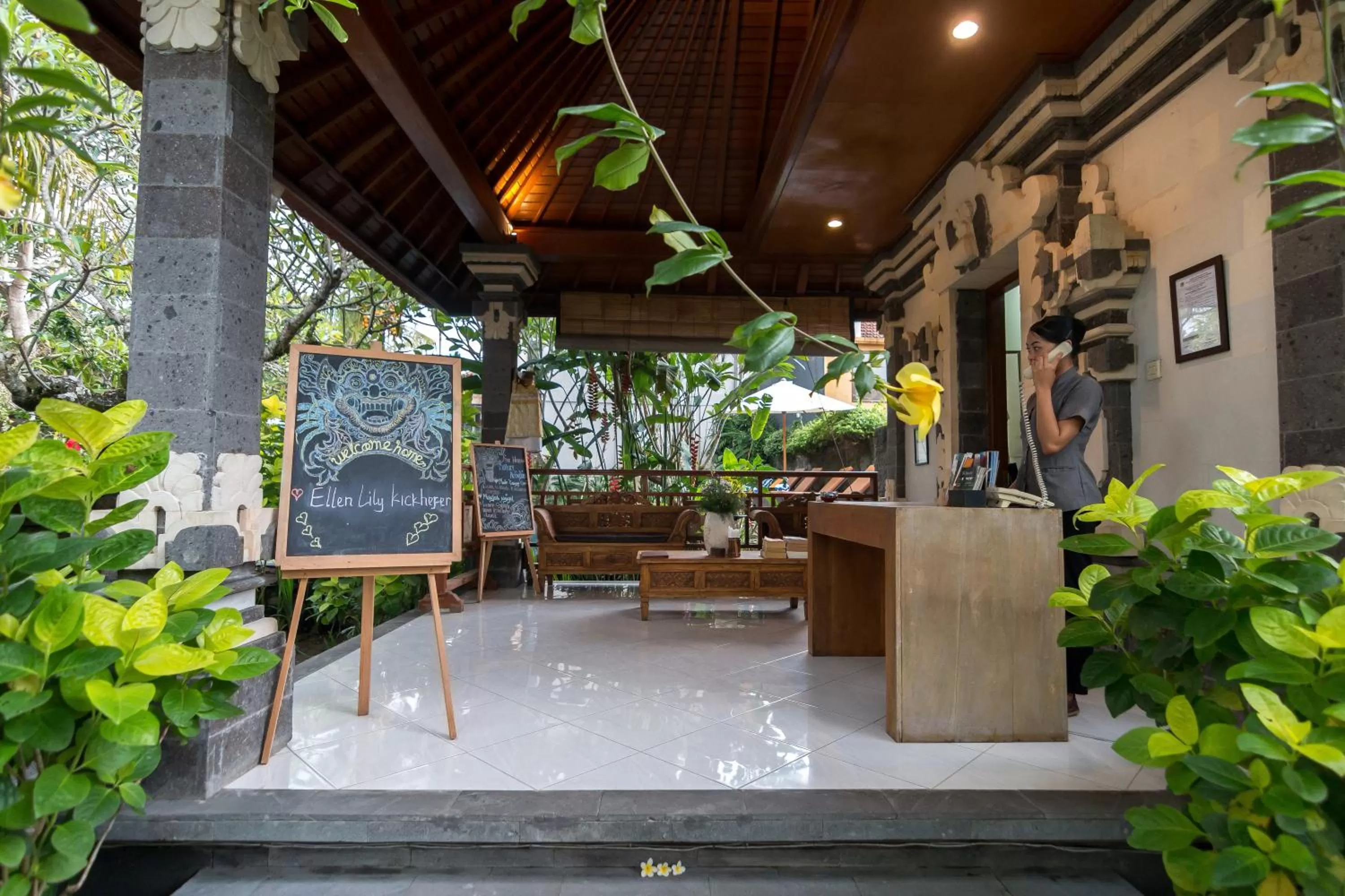 Lobby or reception in Outpost Ubud