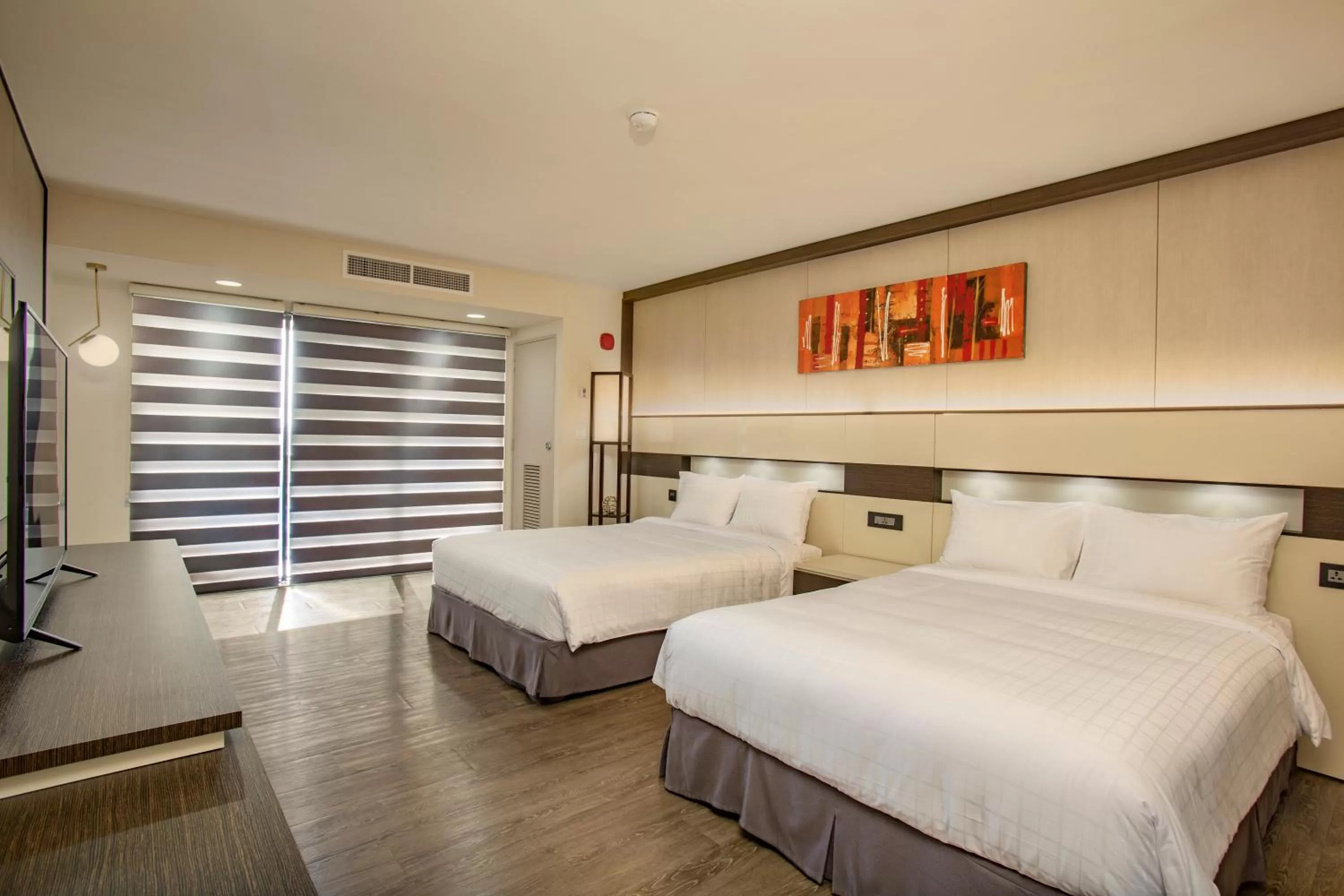 Bed in The Bayview Hotel Guam