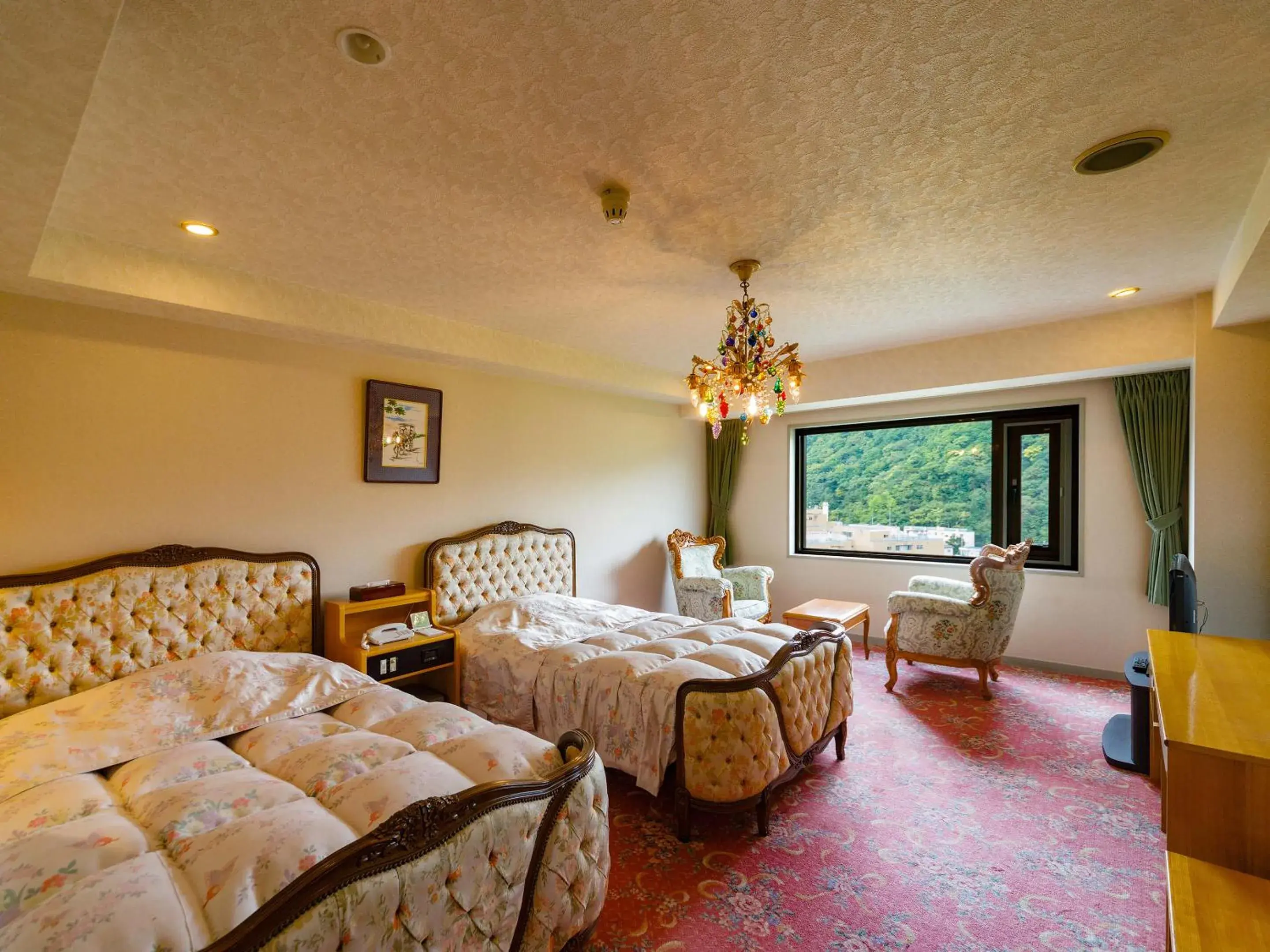 Living room in Jozankei View Hotel