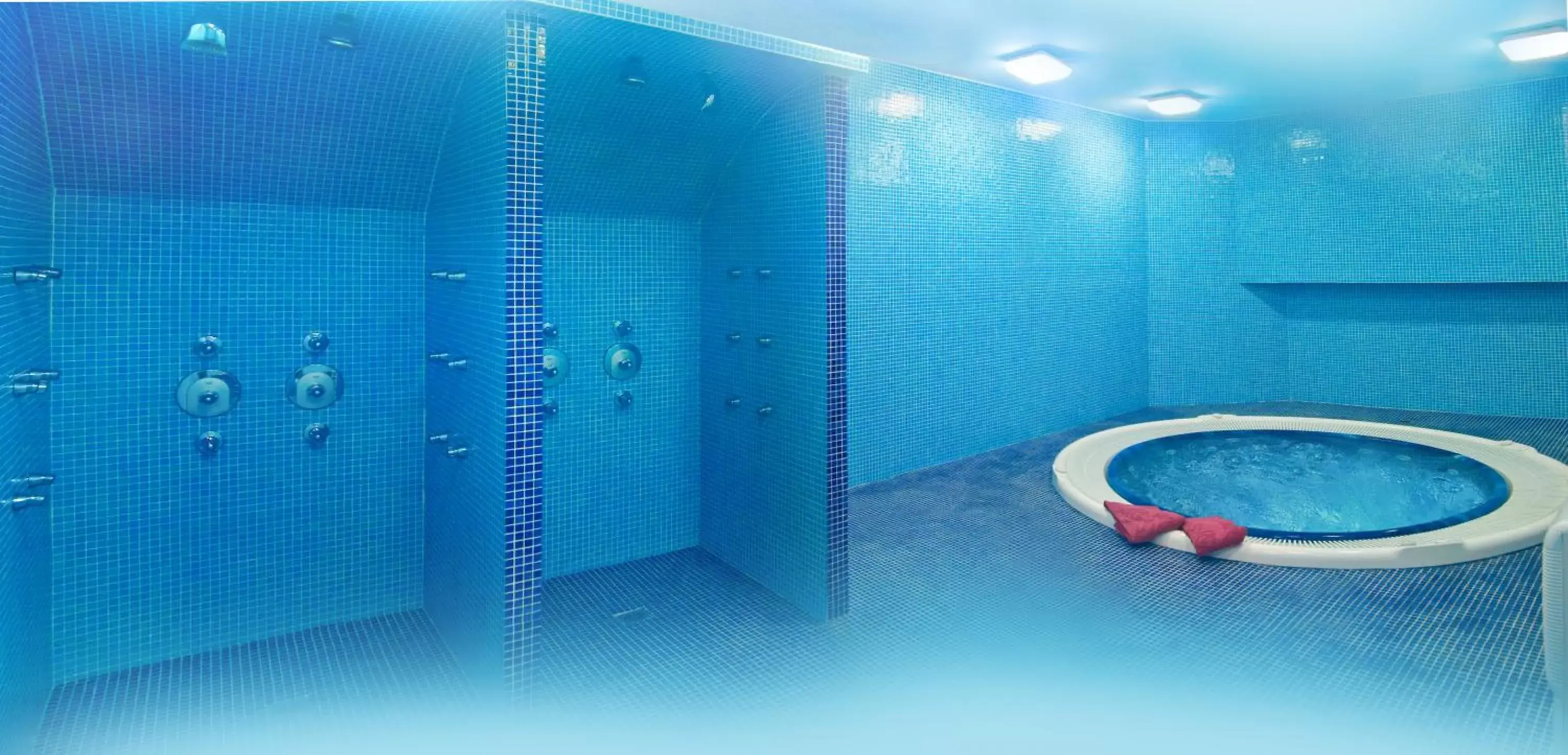 Hot Tub, Bathroom in Hotel RH Gijón & Spa