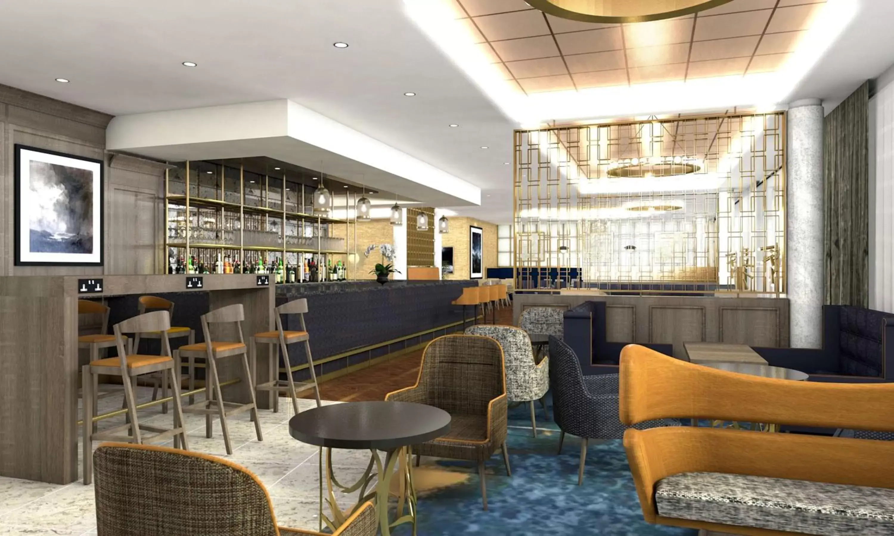 Lounge or bar, Lounge/Bar in Doubletree By Hilton Hull