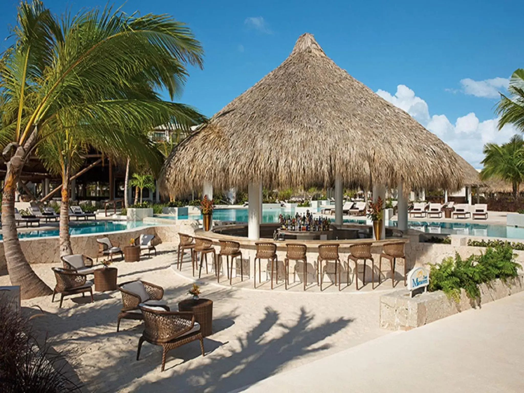 Lounge or bar, Beach in Secrets Cap Cana Resort & Spa - Adults Only