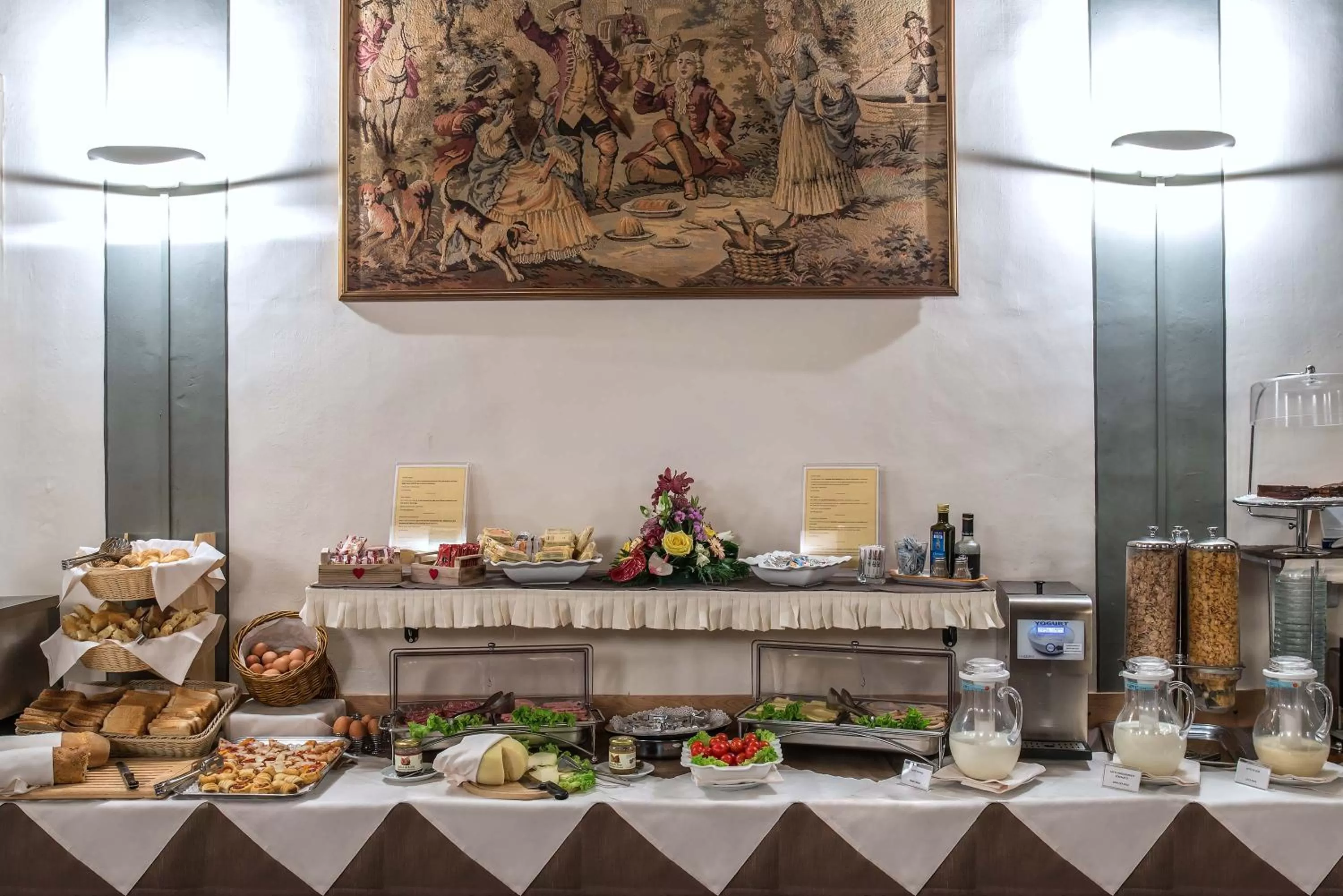 Buffet breakfast in Hotel Paris