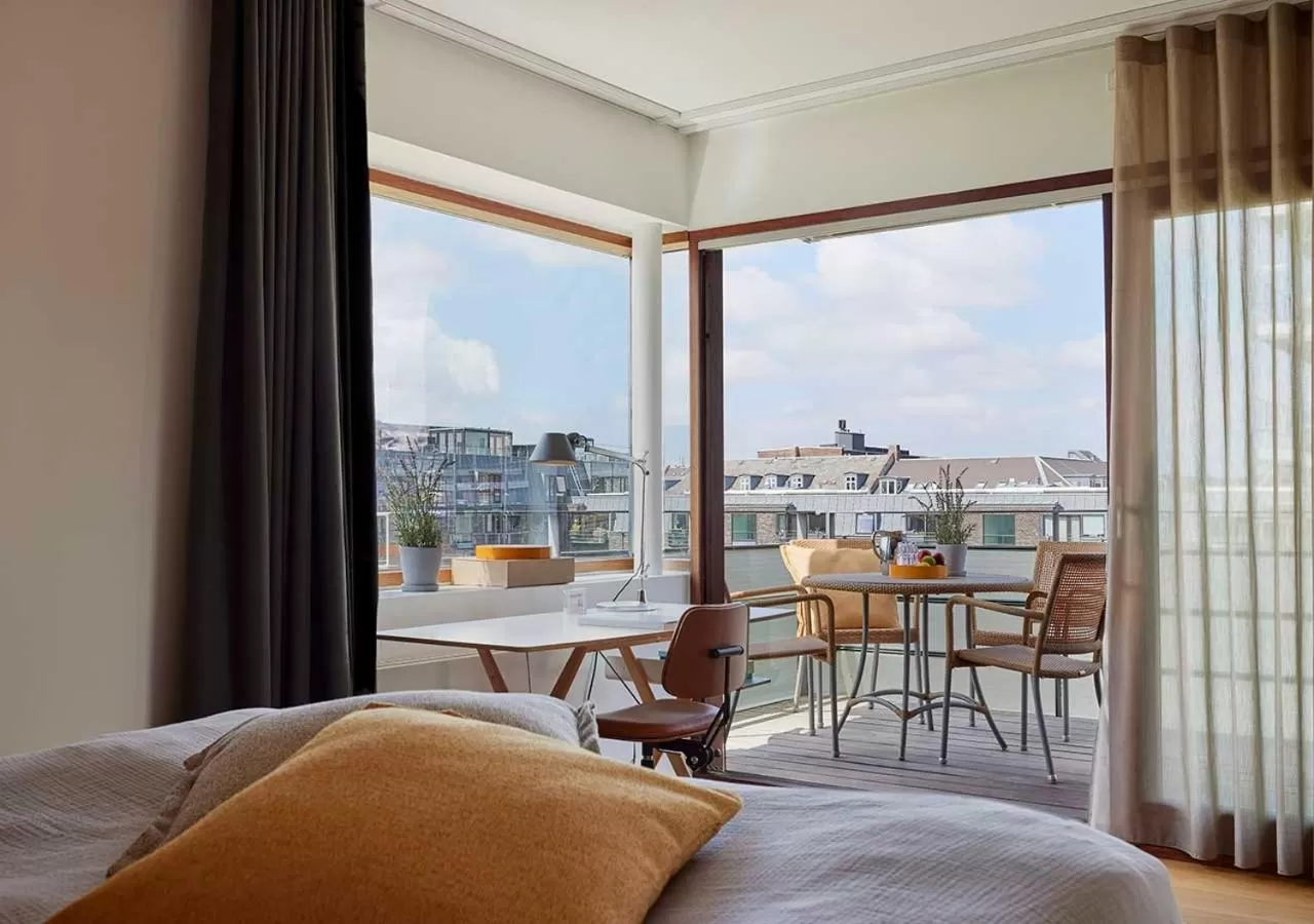 Balcony/Terrace, Bed in Charlottehaven