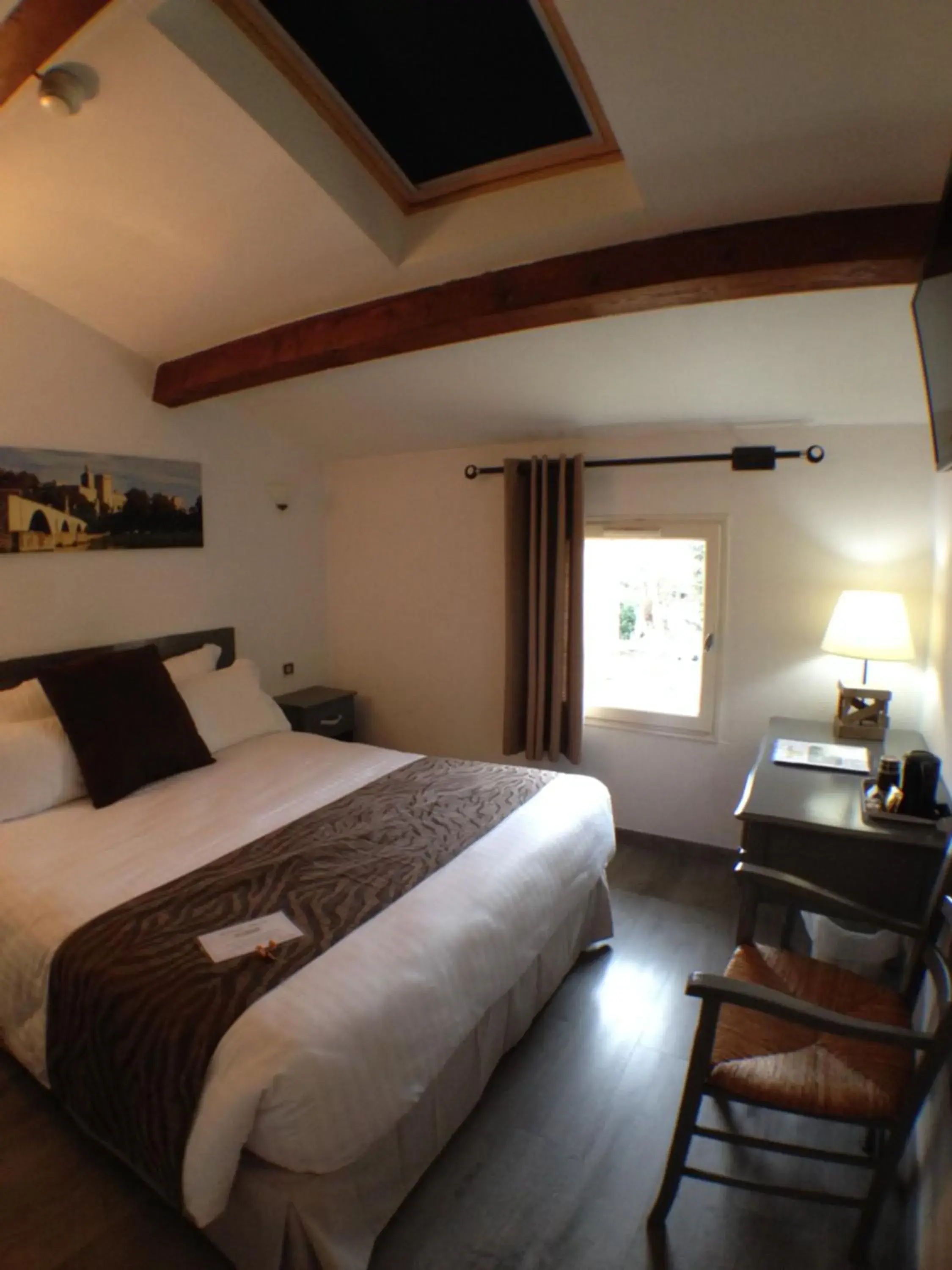 Photo of the whole room, Bed in Hotel Restaurant la Ferme