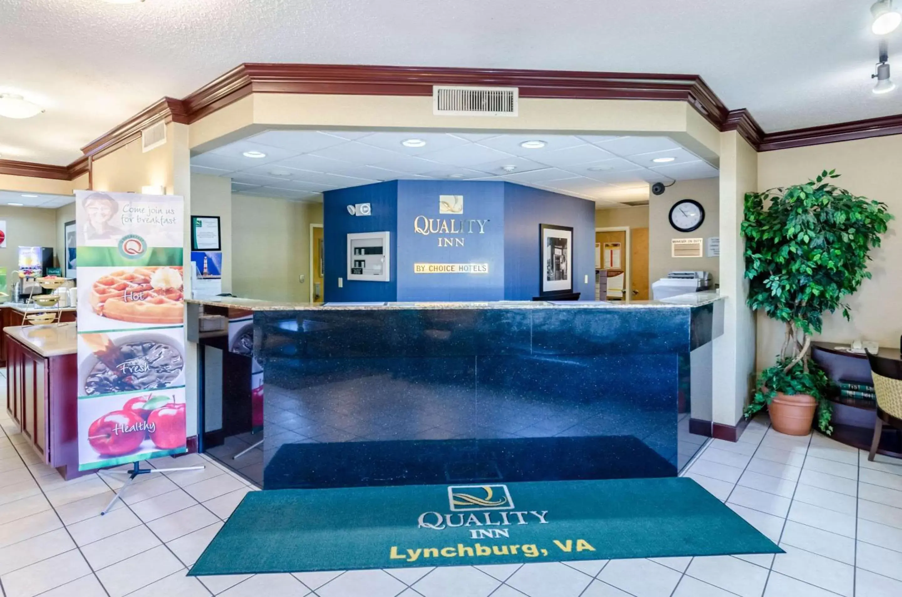 Lobby or reception, Lobby/Reception in Quality Inn Lynchburg