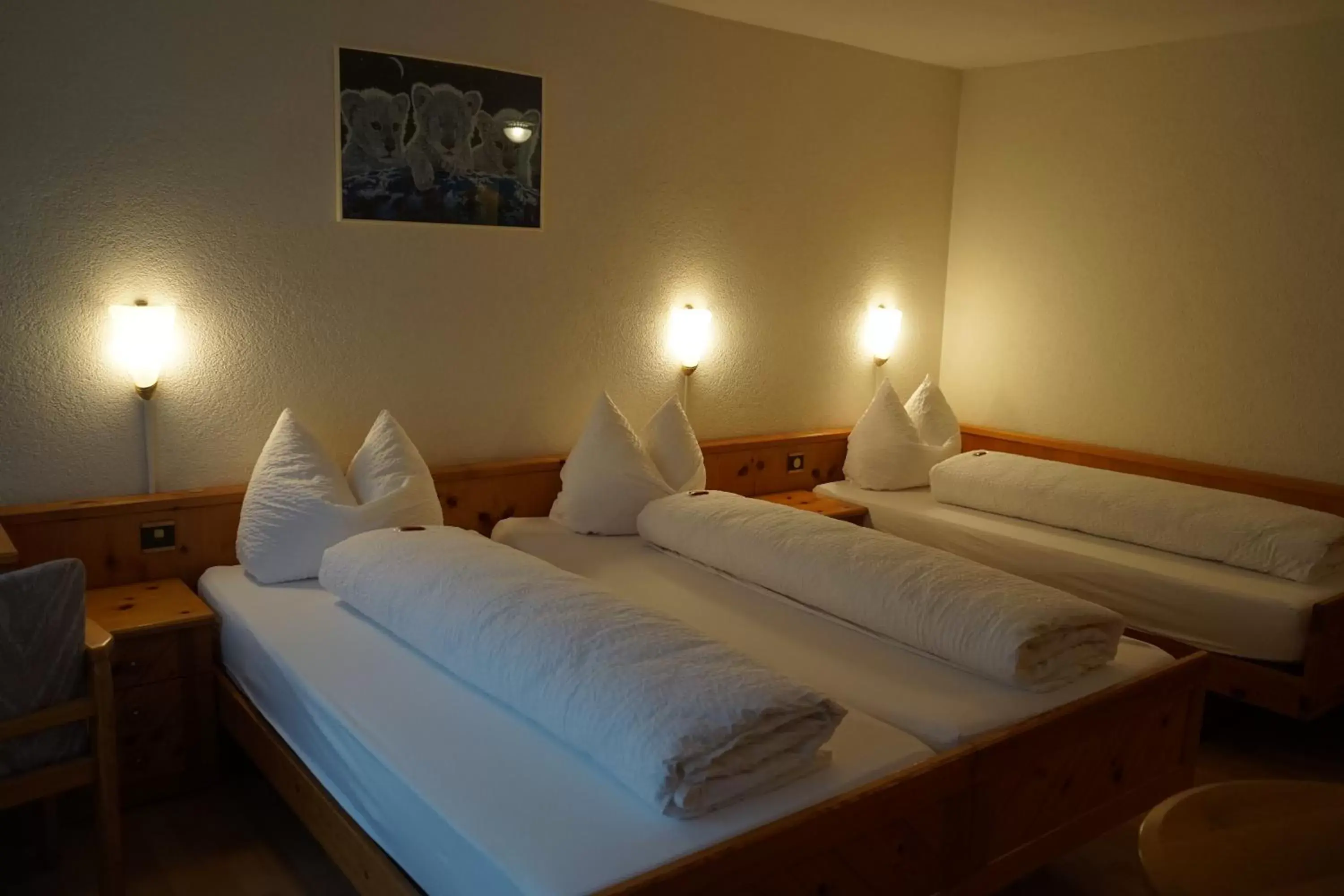 Bed in Hotel Schiffahrt