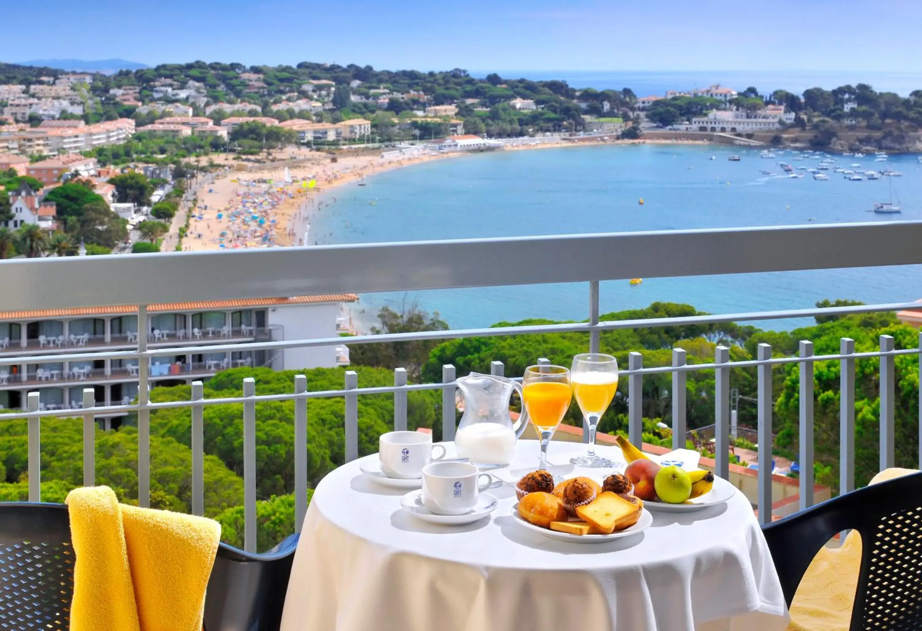 Sea view in GHT S'Agaró Mar Hotel Sea view in GHT S'Agaró Mar Hotel