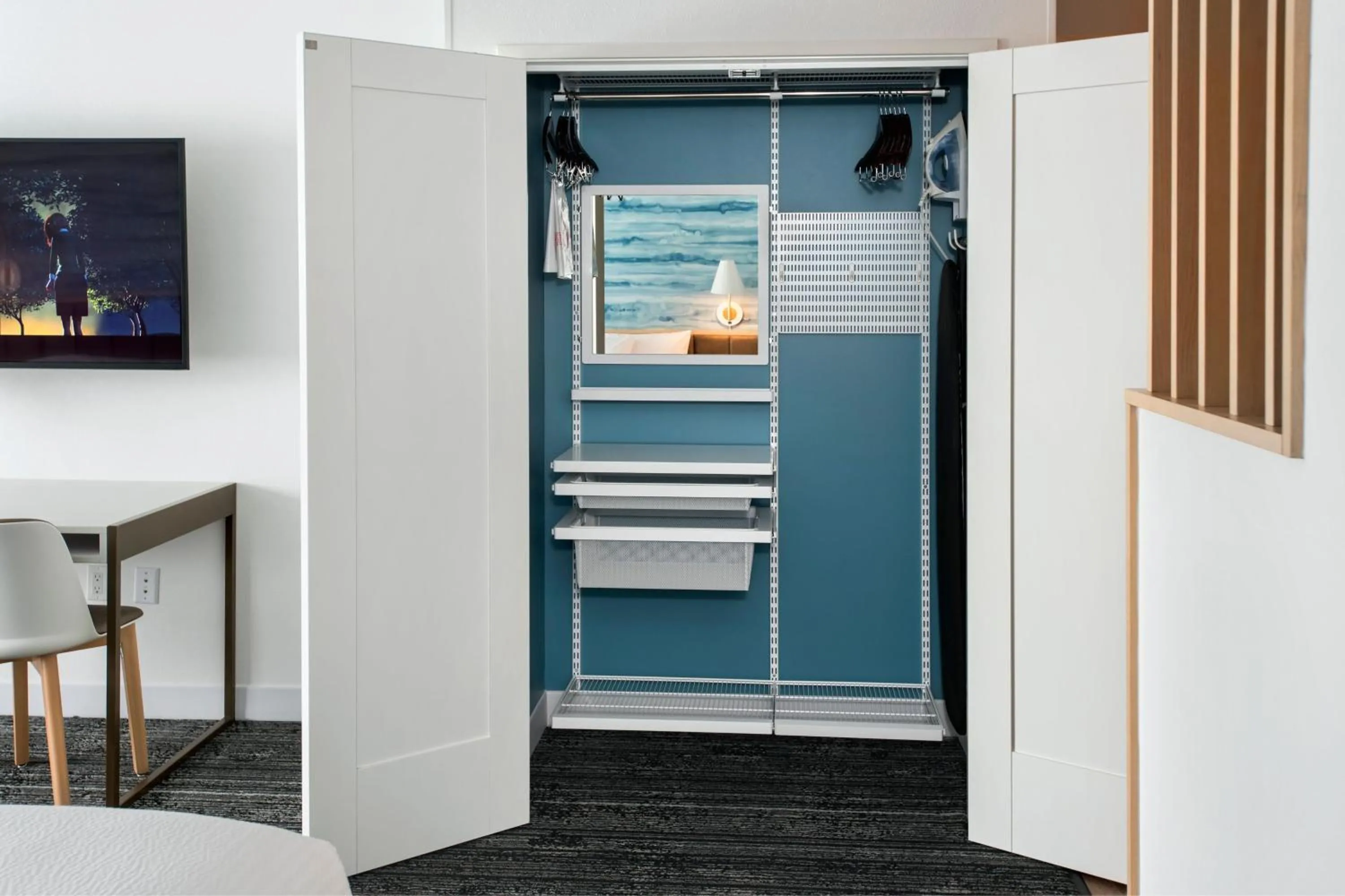 Photo of the whole room in TownePlace Suites Portland Airport ME