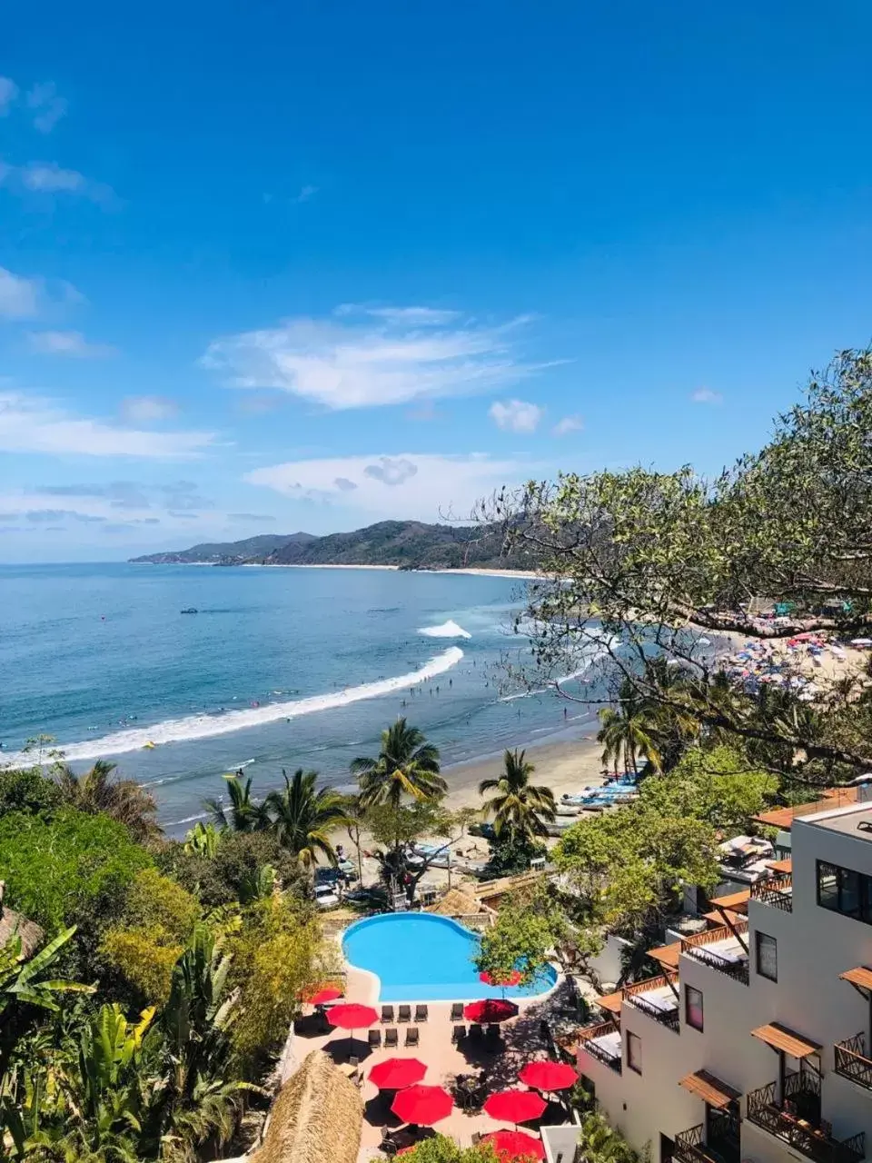 View (from property/room), Pool View in Hotel Ysuri Sayulita