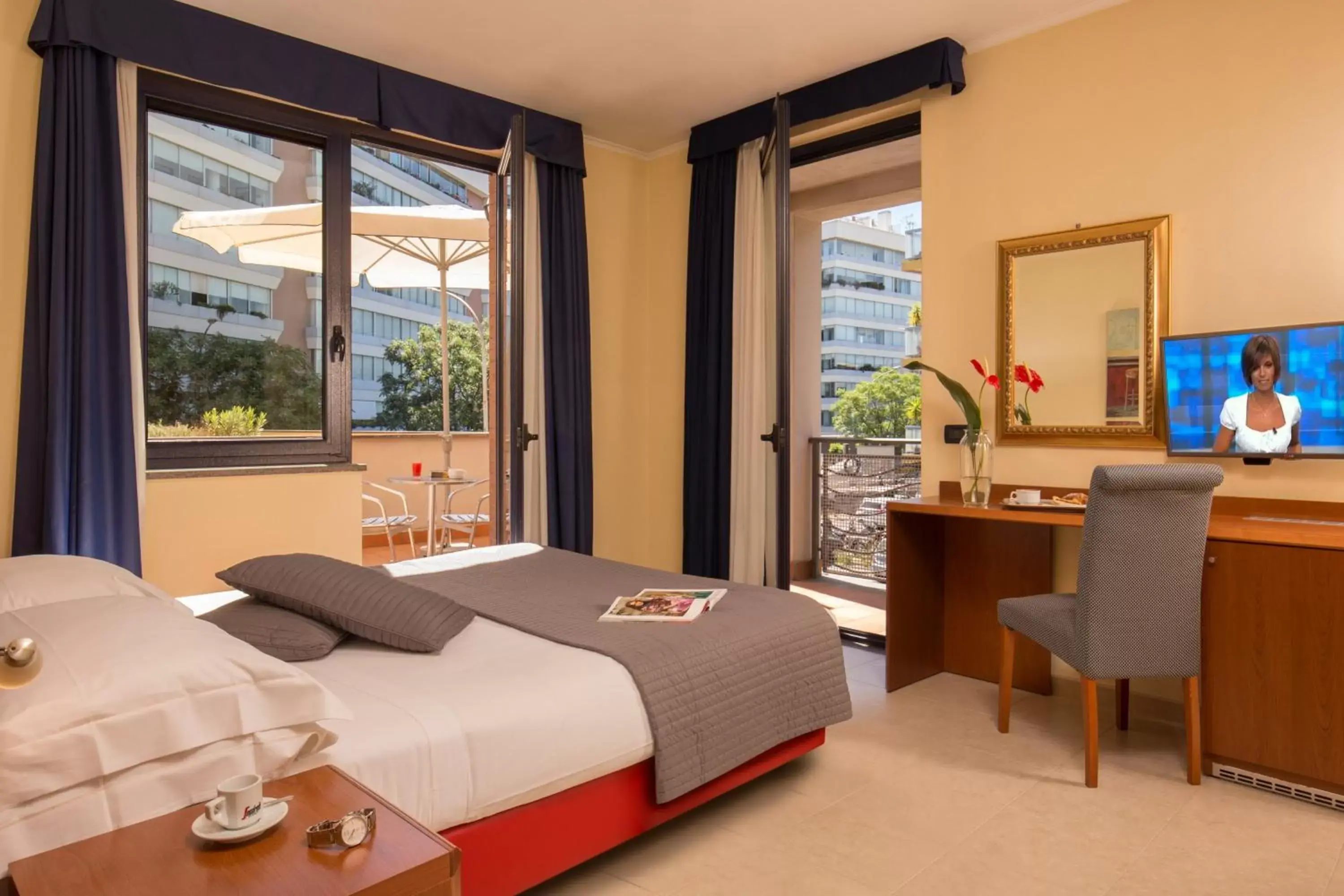 Bedroom in Best Western Blu Hotel Roma