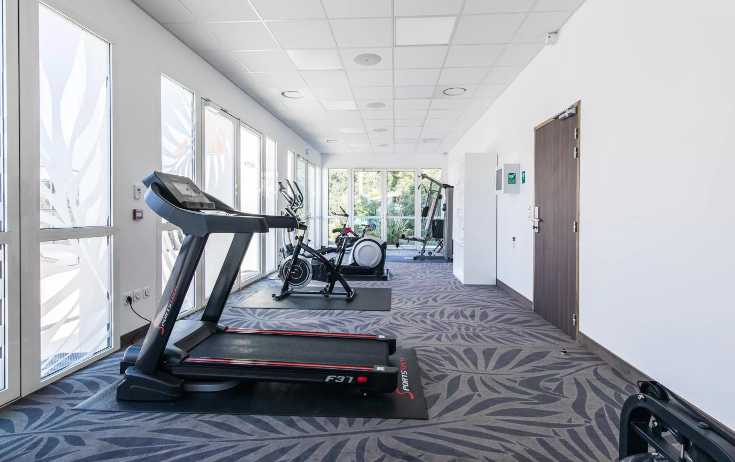 Fitness centre/facilities in Westotel Tours Val de Loire