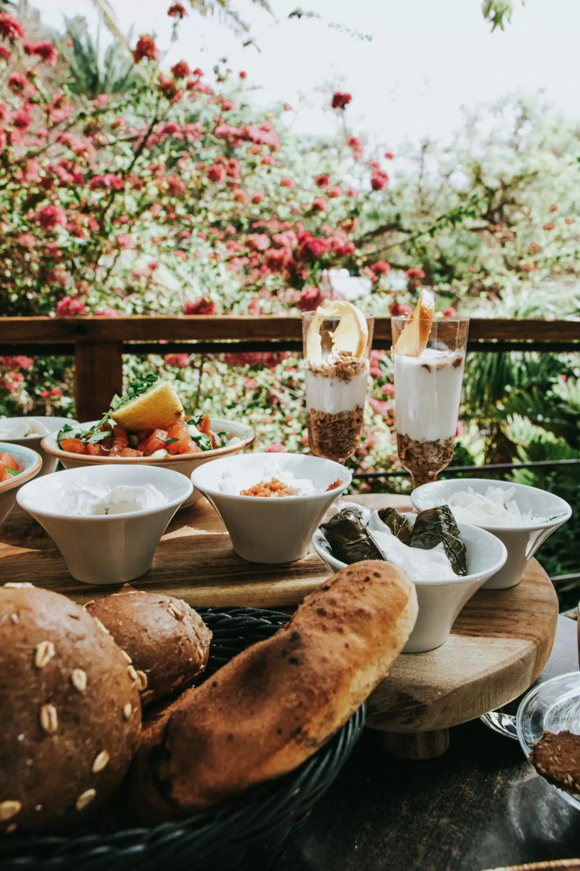 Food close-up in Ein Gedi Kibbutz Hotel