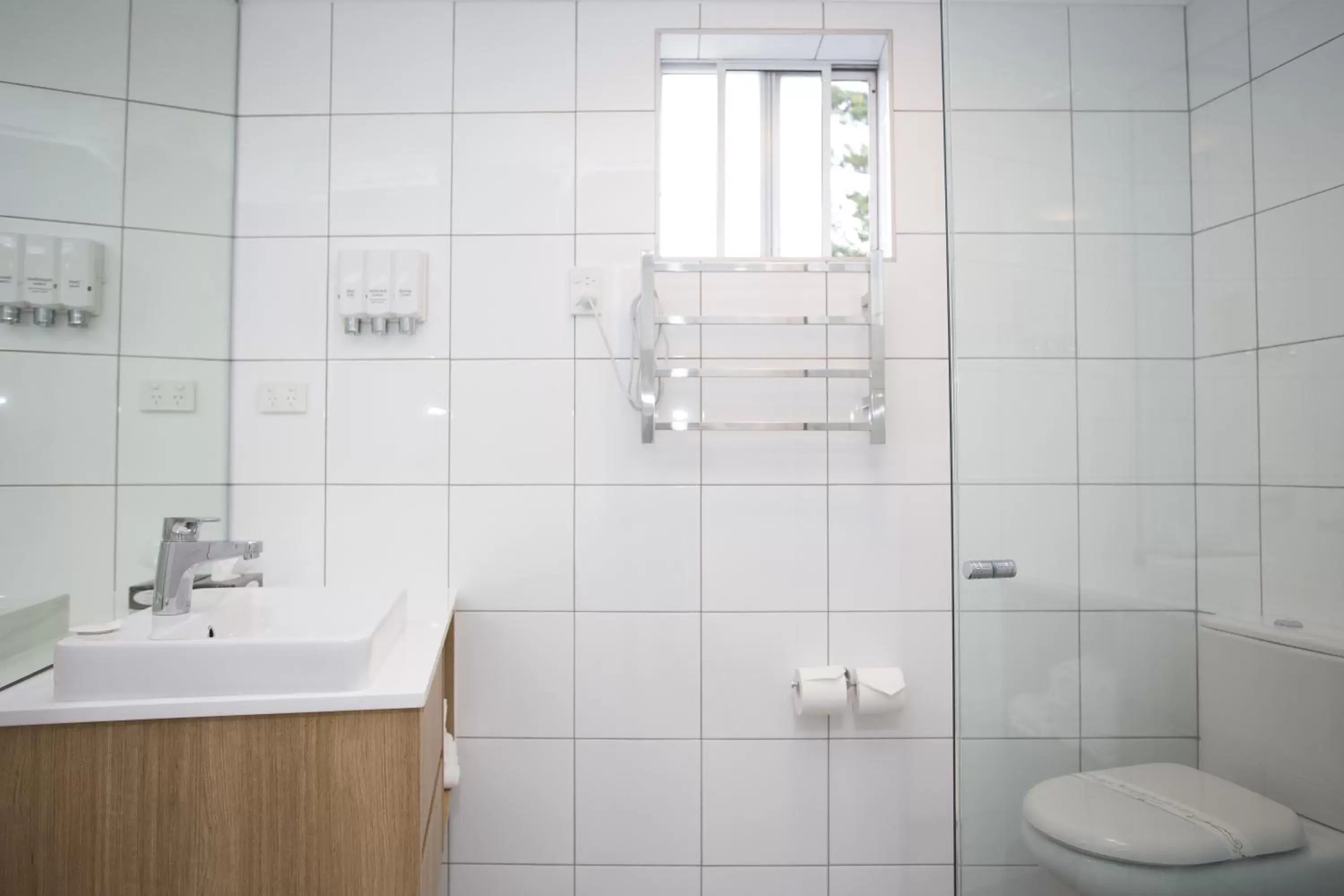 Bathroom in Ocean Front Motel