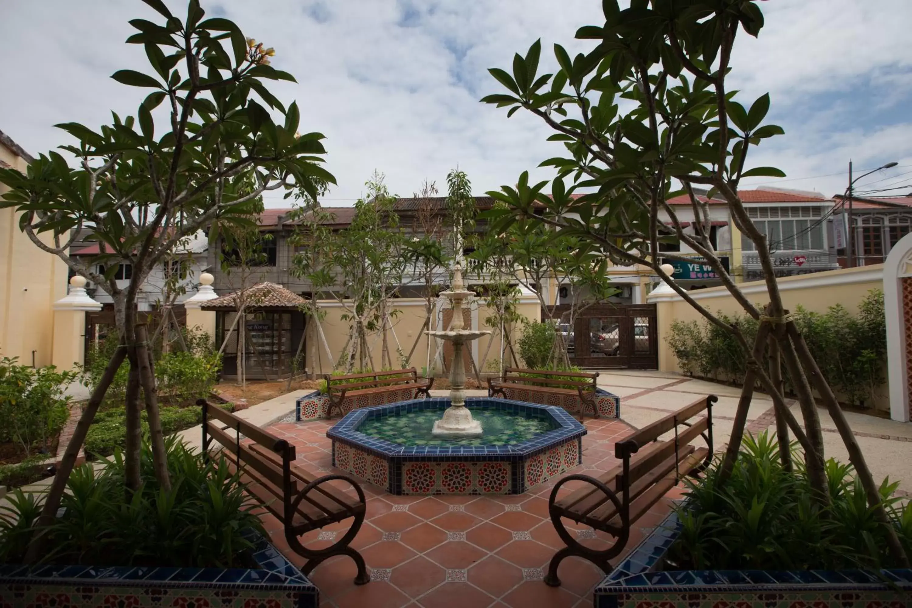 Garden in Jawi Peranakan Mansion