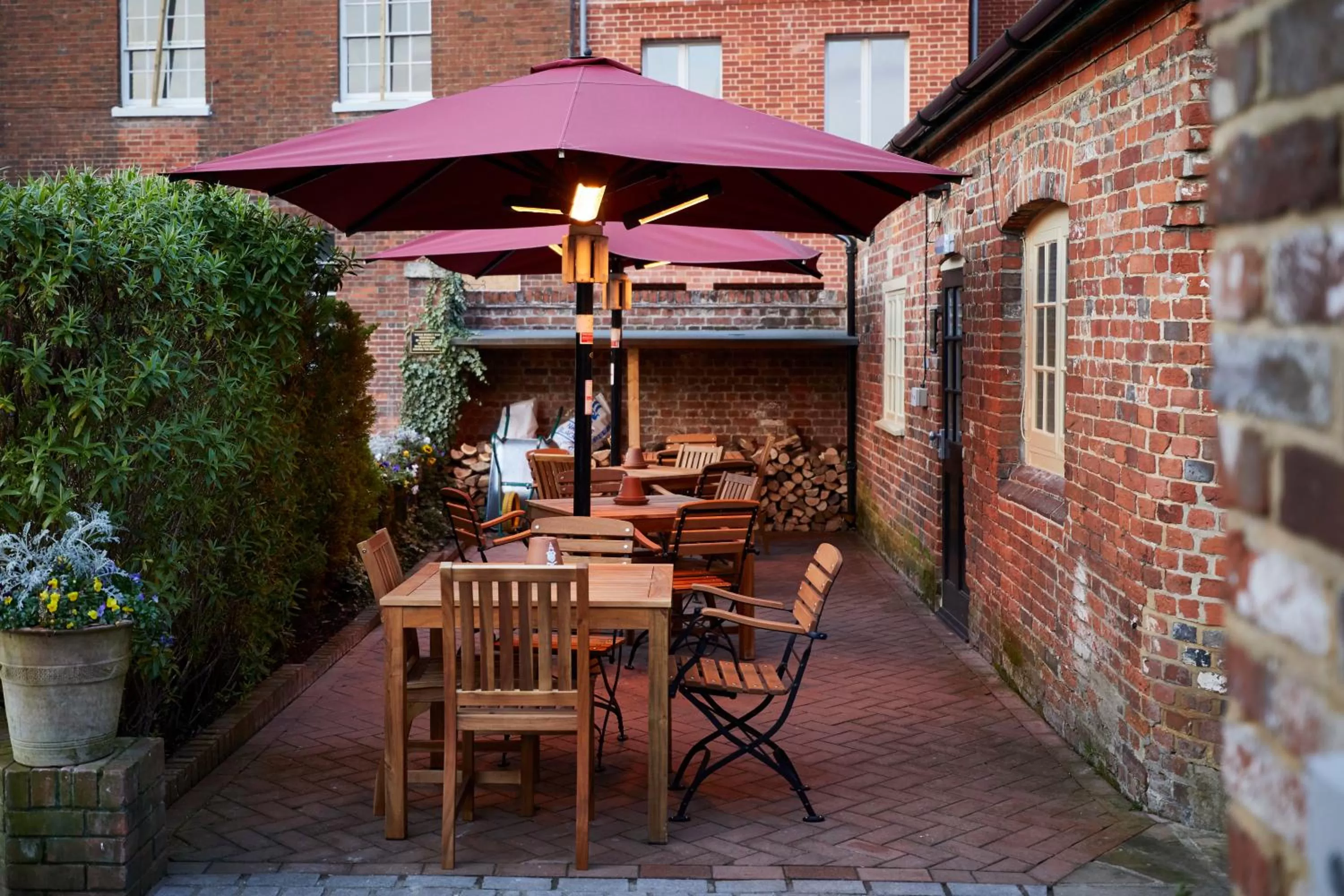 Patio in Wykeham Arms