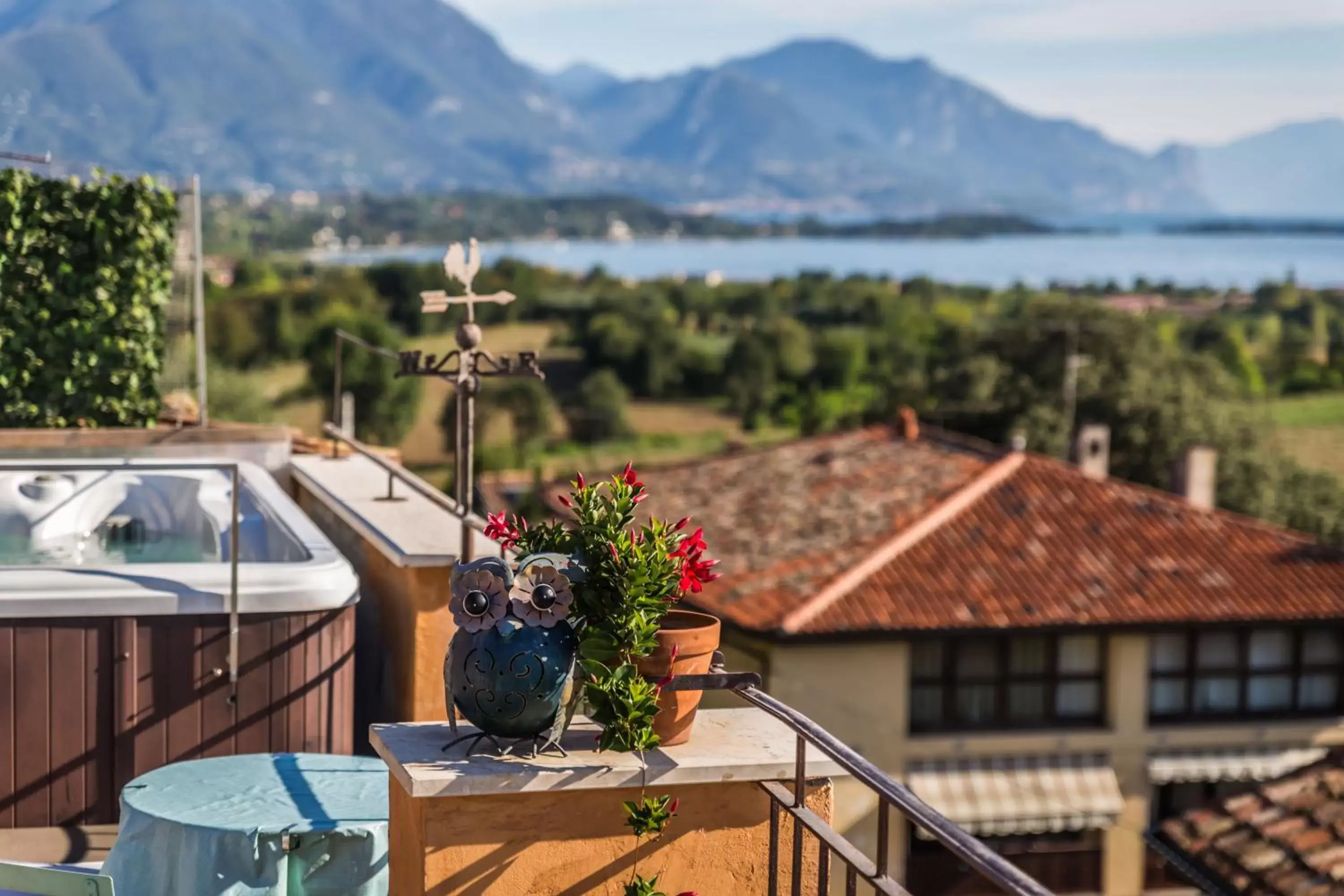 Hot Tub, Balcony/Terrace in Antico Borgo B&B con SPA - Adults Only