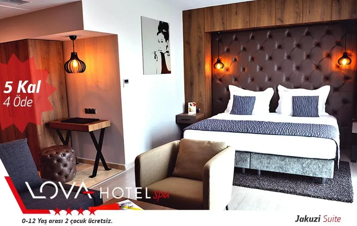 Living room, Bed in Yalova Lova Hotel & SPA Yalova