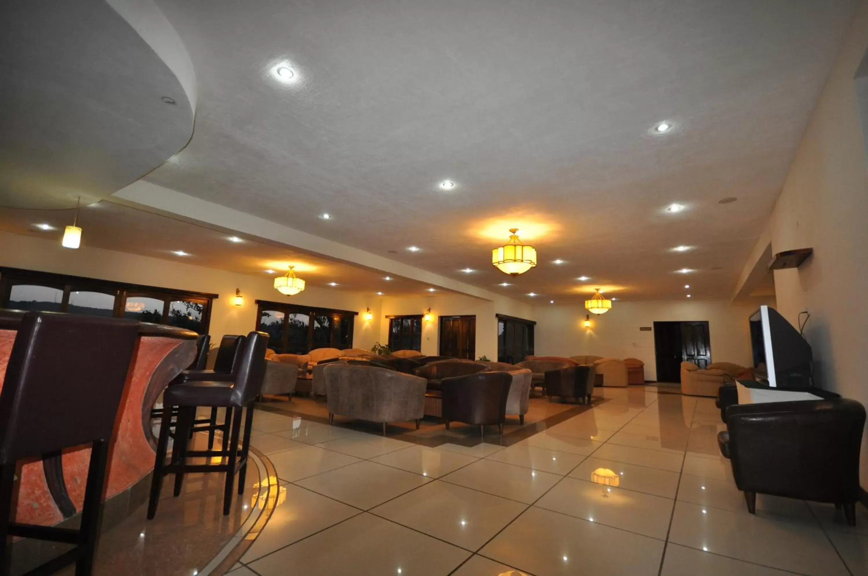 Lounge or bar in Jinja Nile Resort