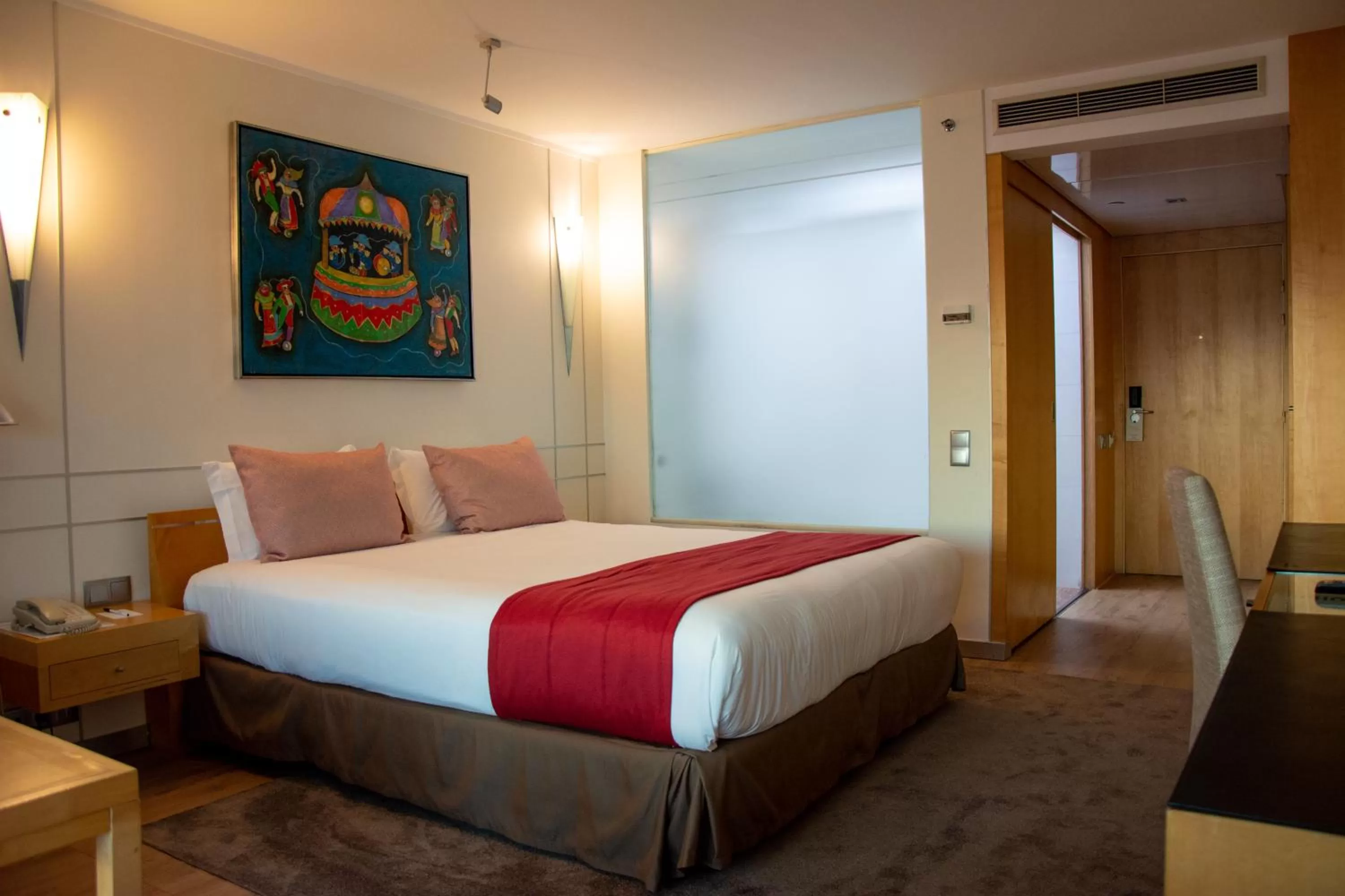 Bed in VIP Executive Entrecampos Hotel & Conference