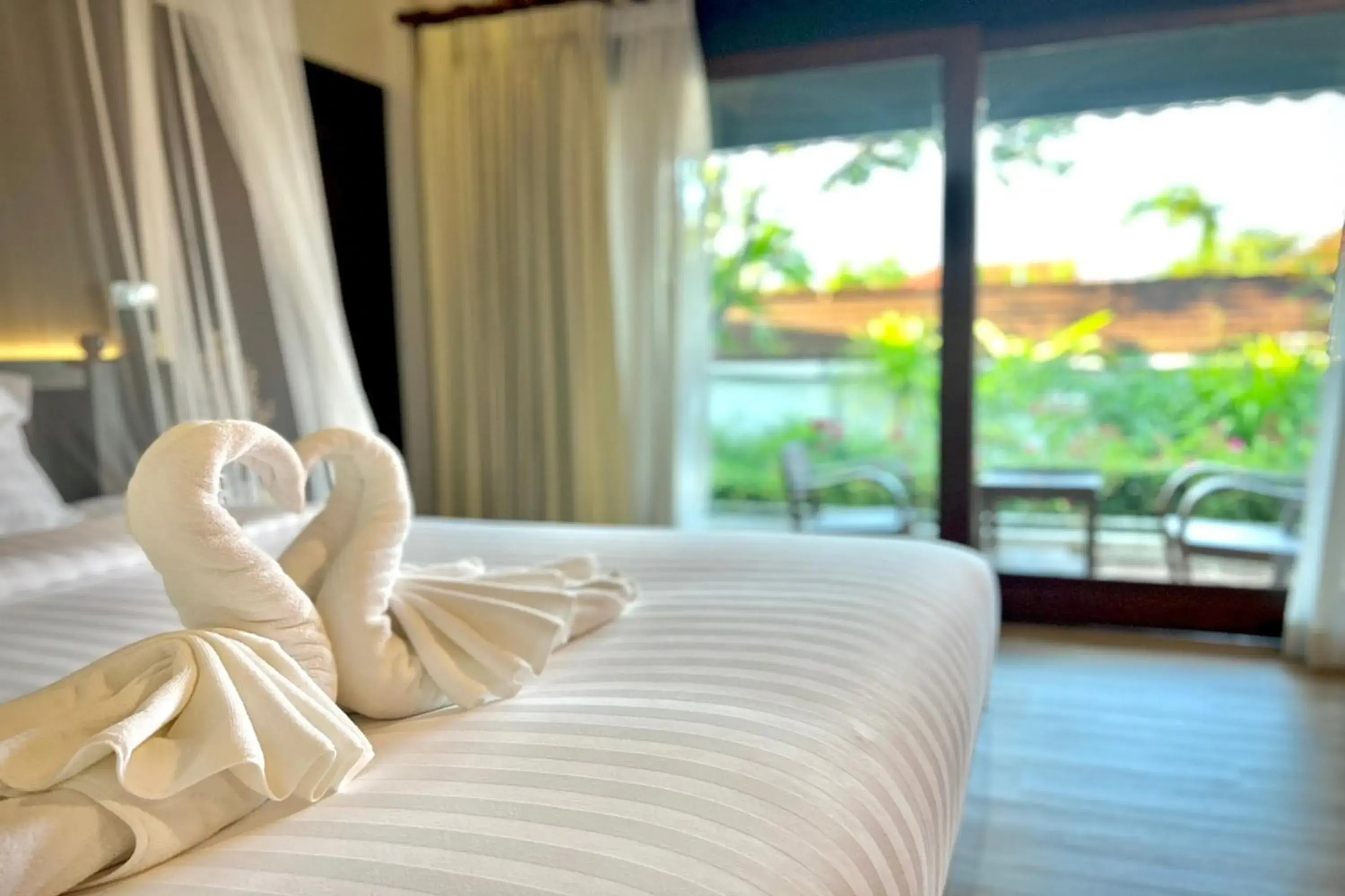 Bed in Na Mantra Resort