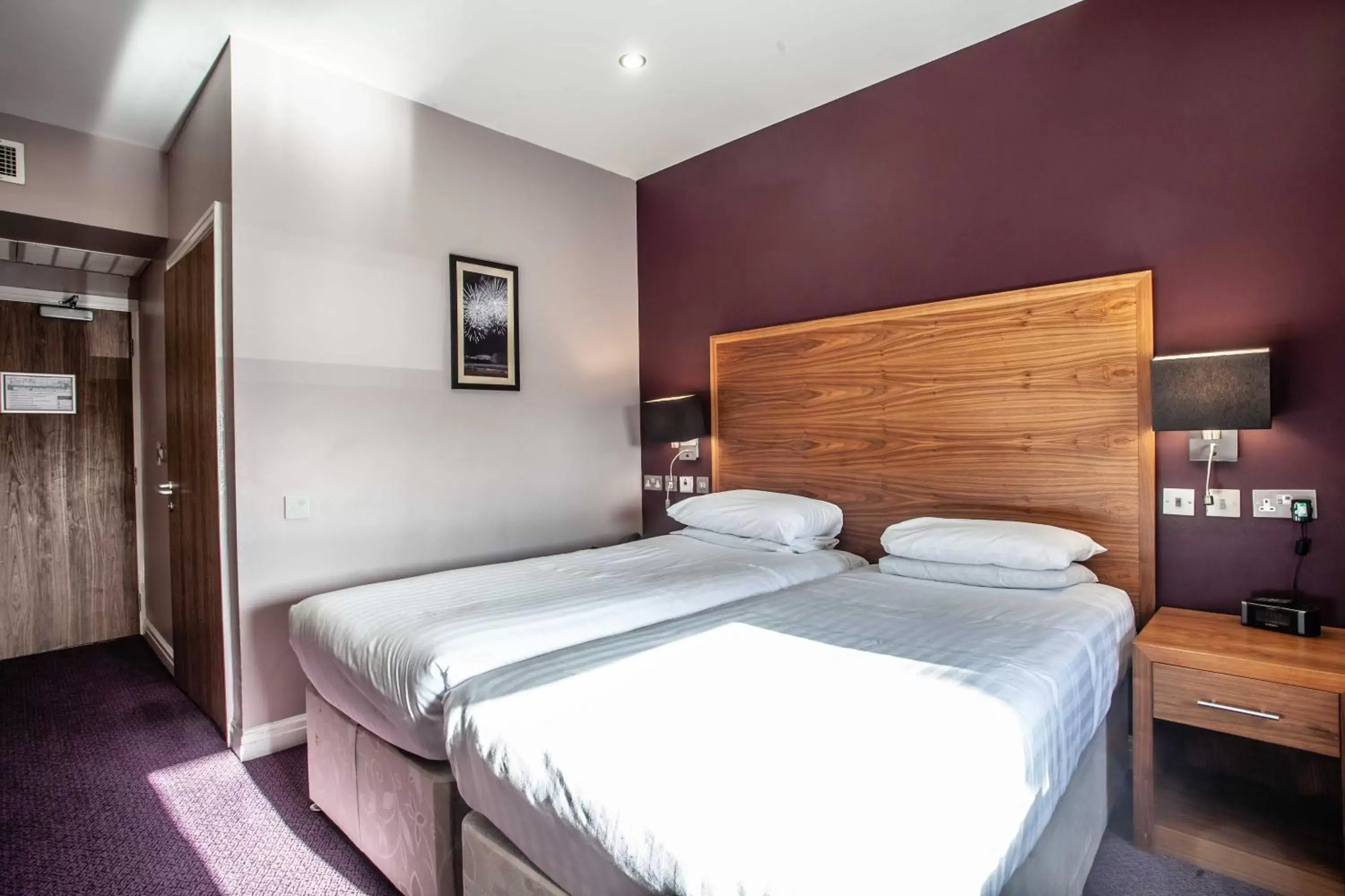 Bed in Blackpool Football Club Stadium Hotel, a member of Radisson Individuals