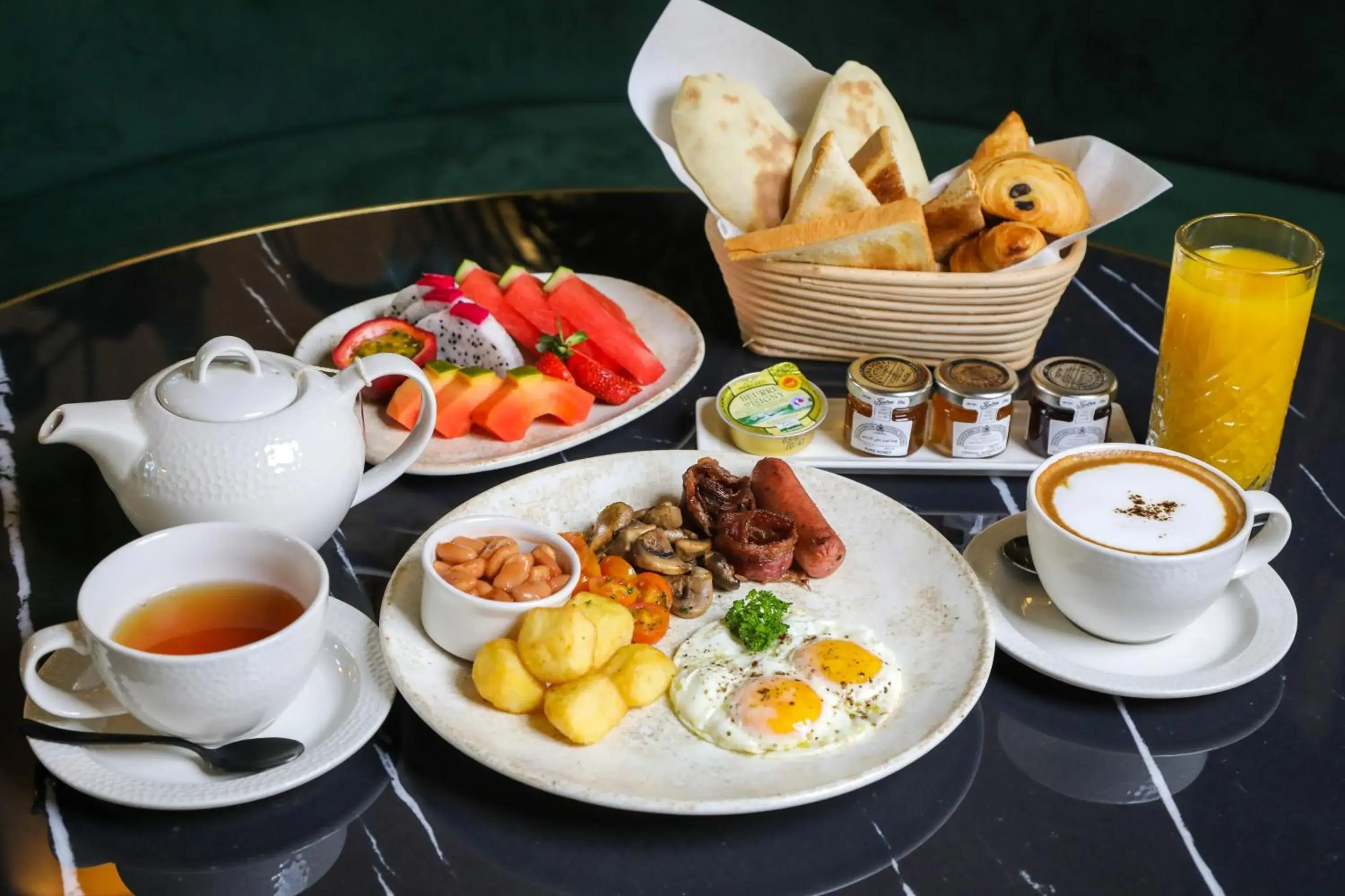 Breakfast in Katara Hills Doha, Lxr Hotels & Resorts