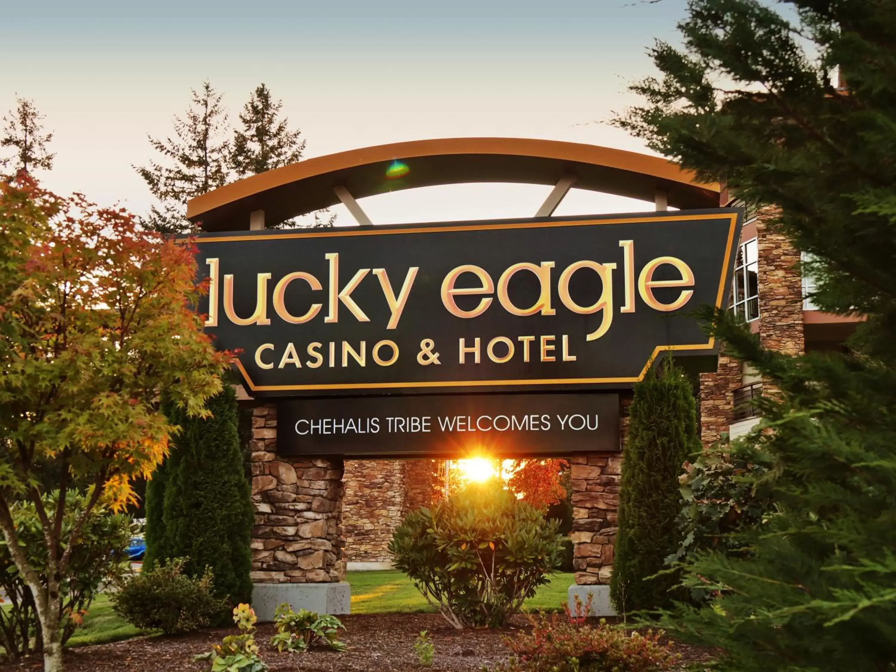 Property logo or sign in Lucky Eagle Casino & Hotel