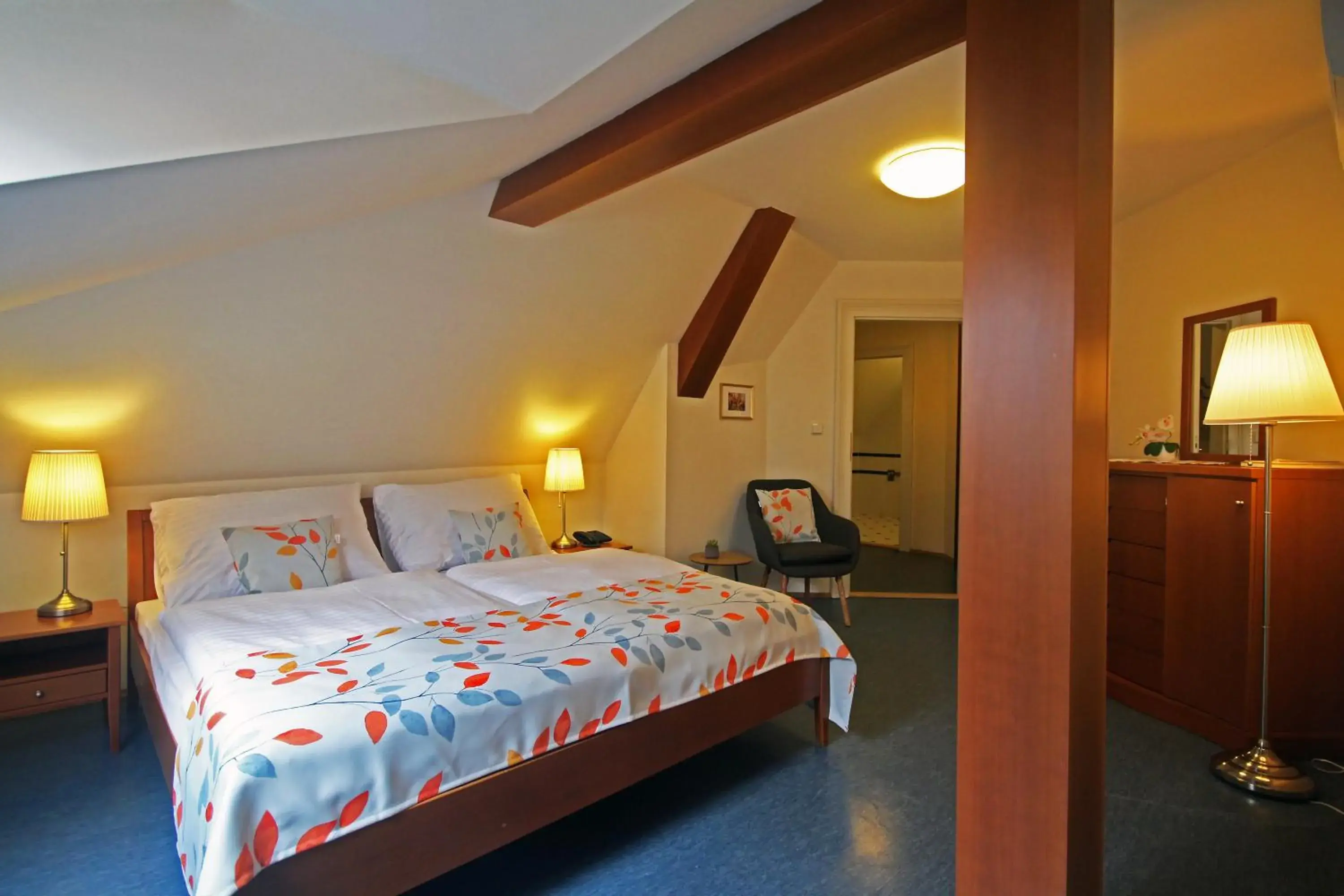 Bed in Aparthotel Sibelius