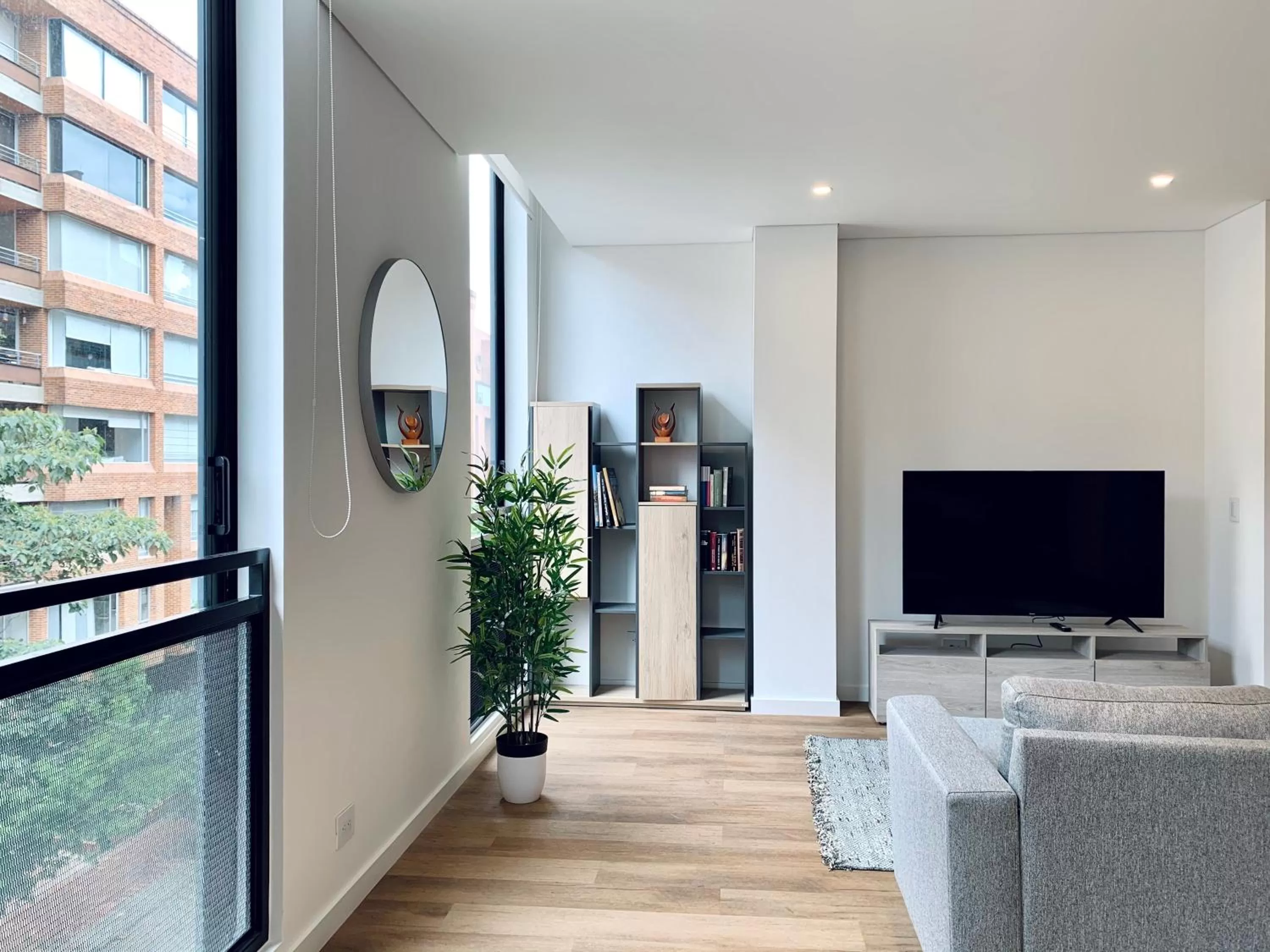 TV and multimedia, TV/Entertainment Center in Kubik apartments in Exclusive Virrey