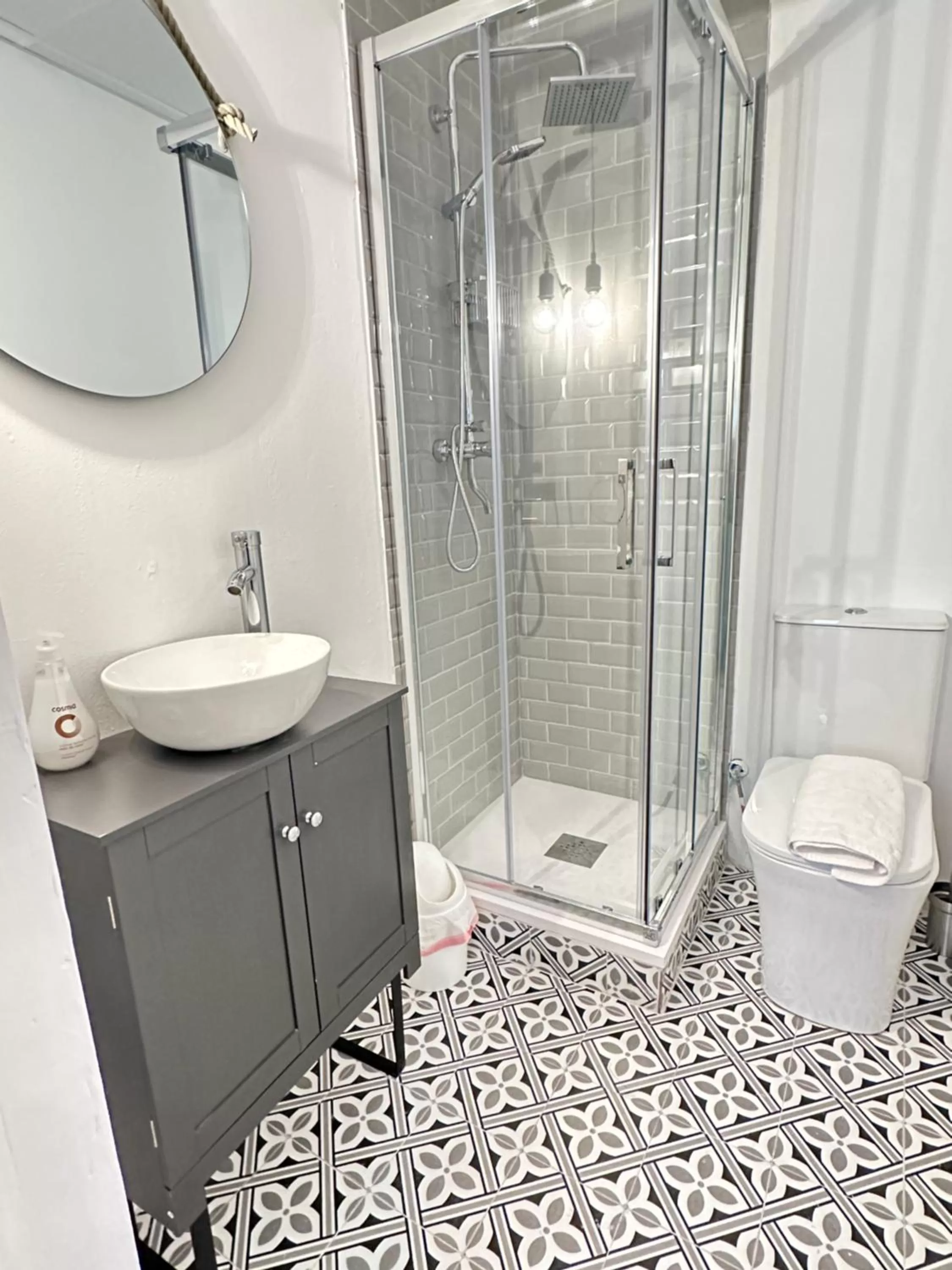 Shower, Bathroom in Siboni Luxury Rooms - Adults Only