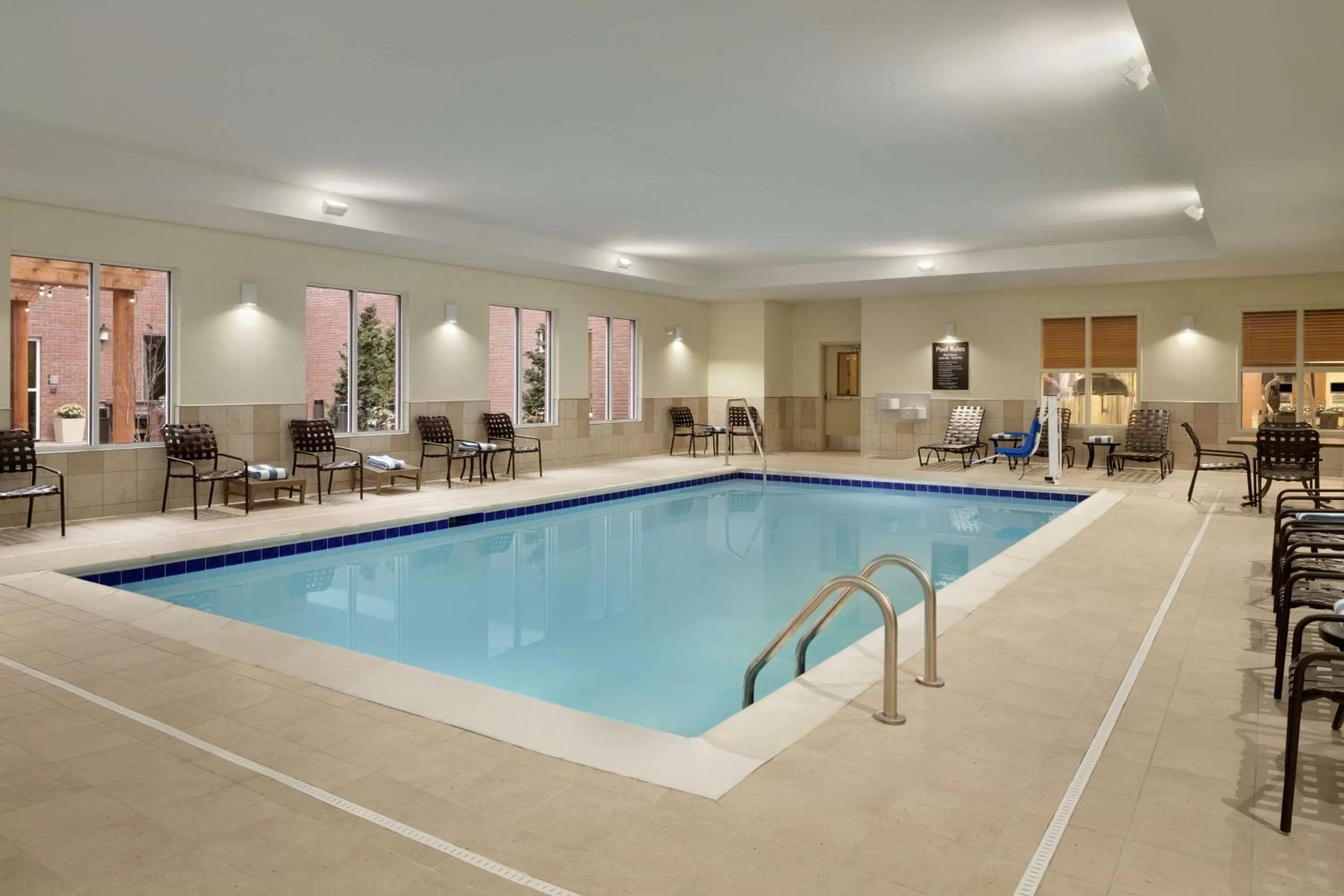 Pool view in Homewood Suites by Hilton Kalamazoo-Portage