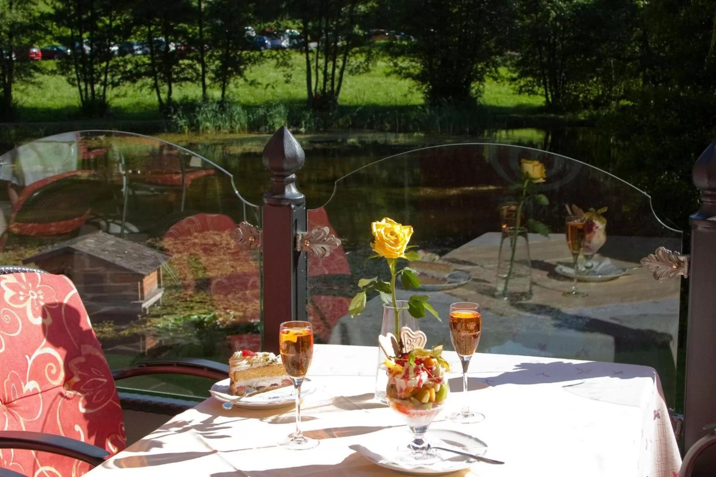 Balcony/Terrace in Huber Hotel Tramserhof