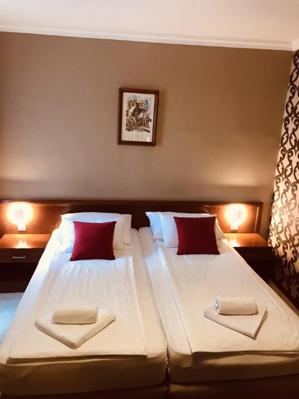 Bed in Hotel Bristol