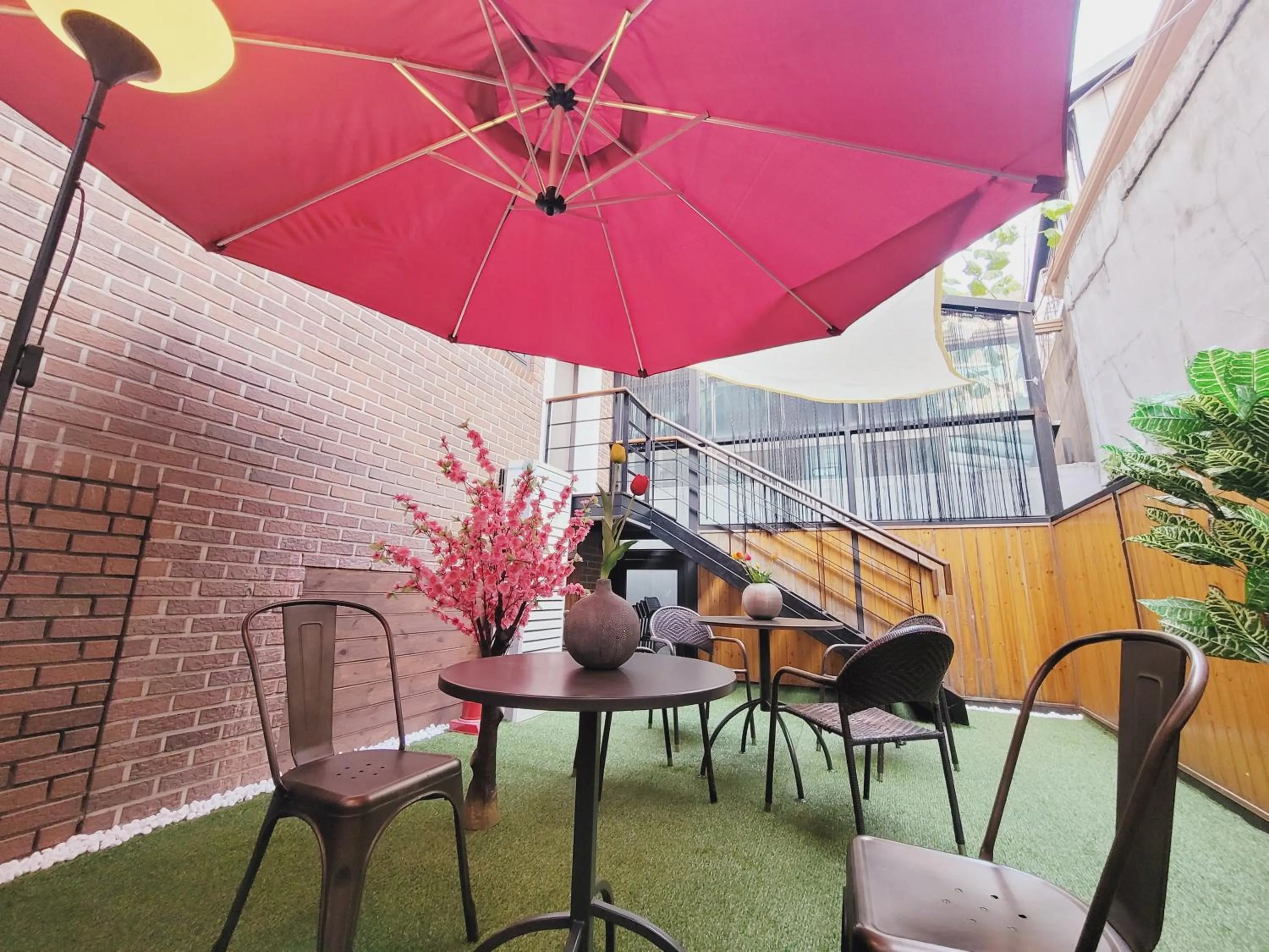 Patio in Olive Hostel MyeongDong